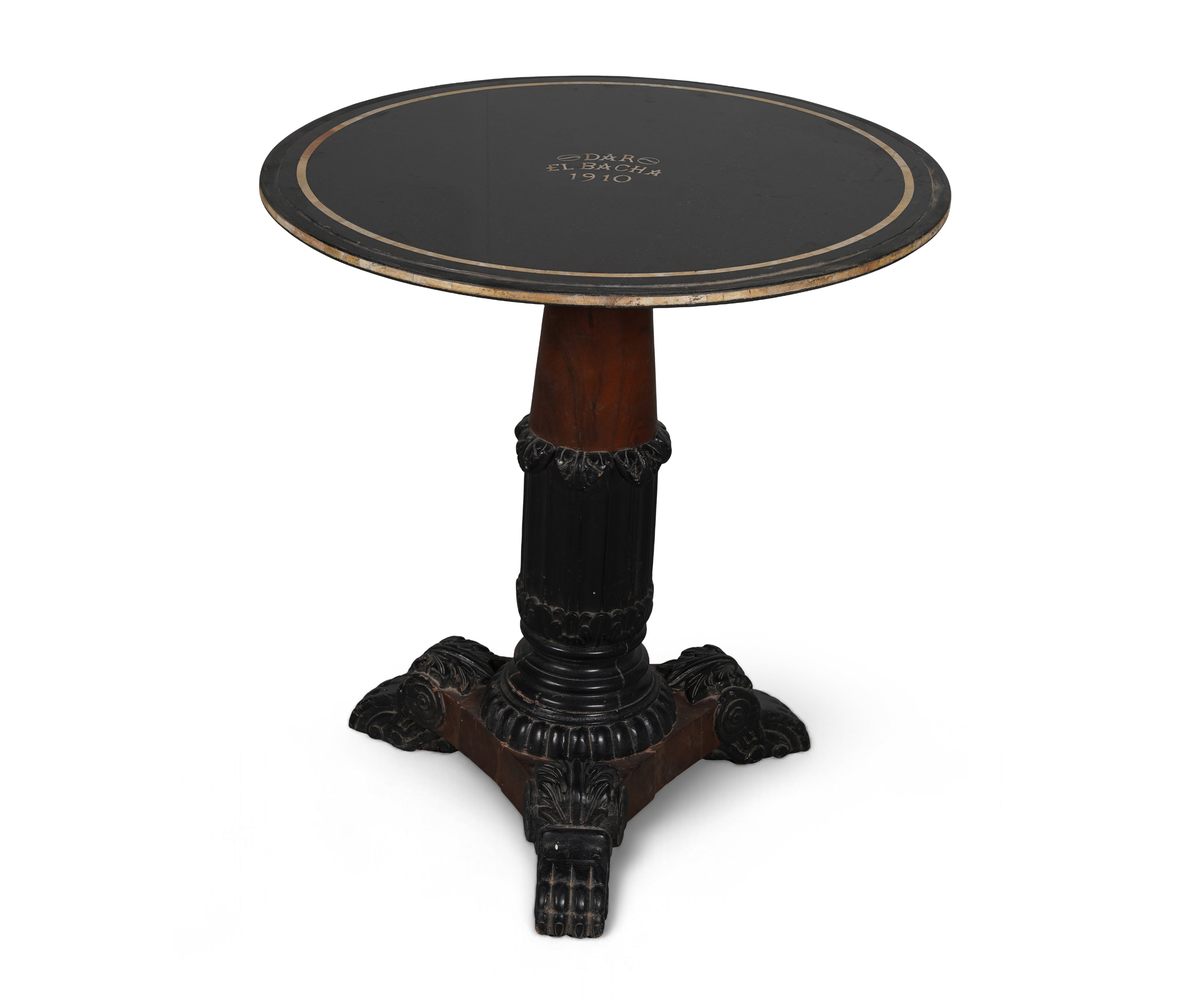 Marble Top Table With Regency Base