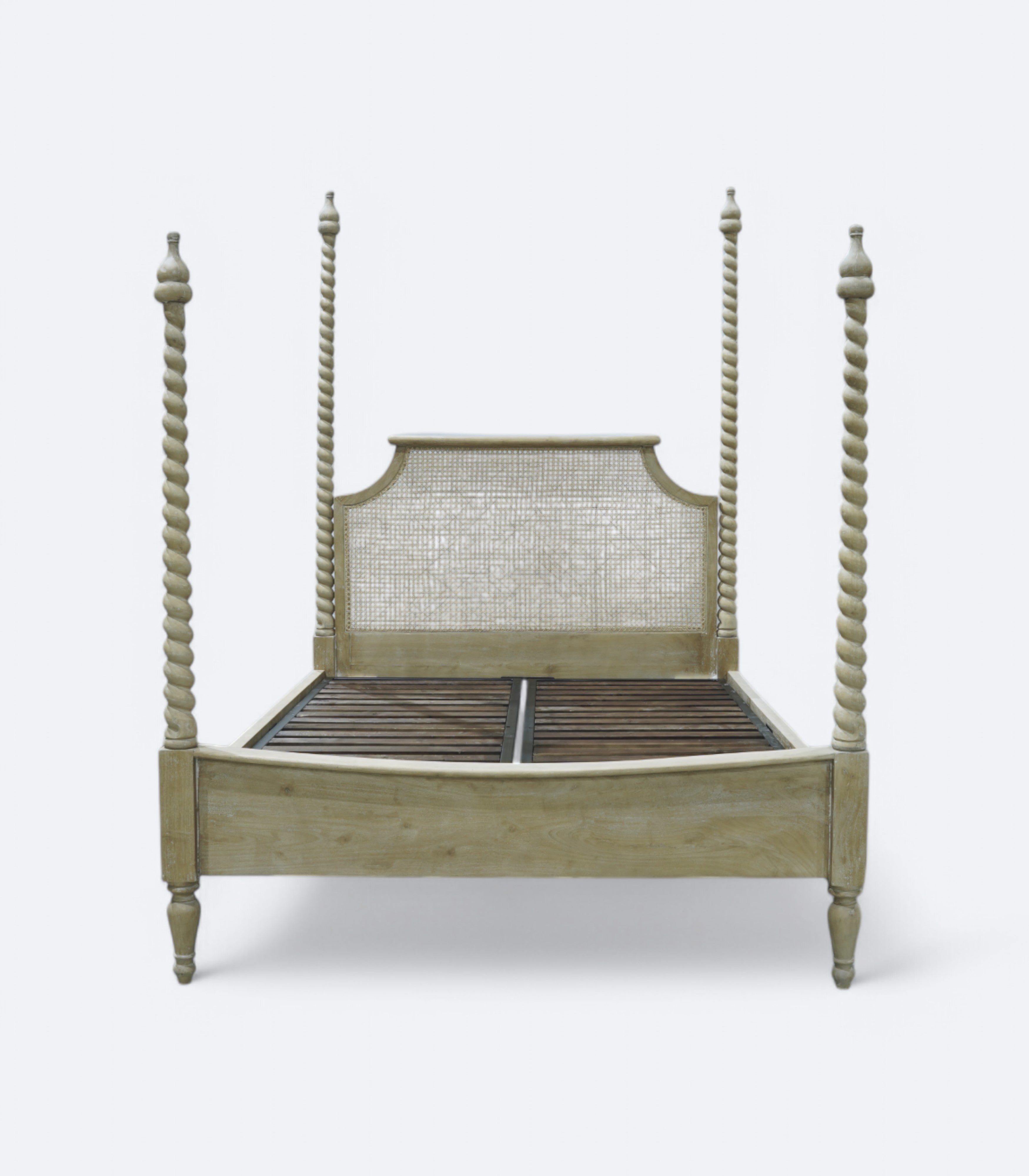 Imperial Handwoven Cane Bed