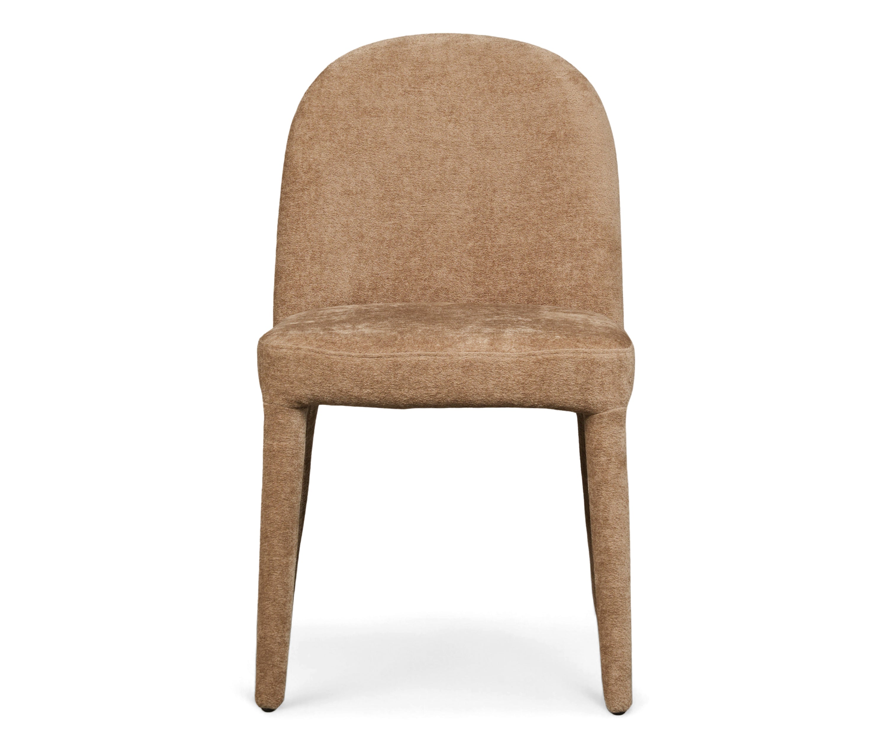 Upholstered Parsons Dining Chair in Camel