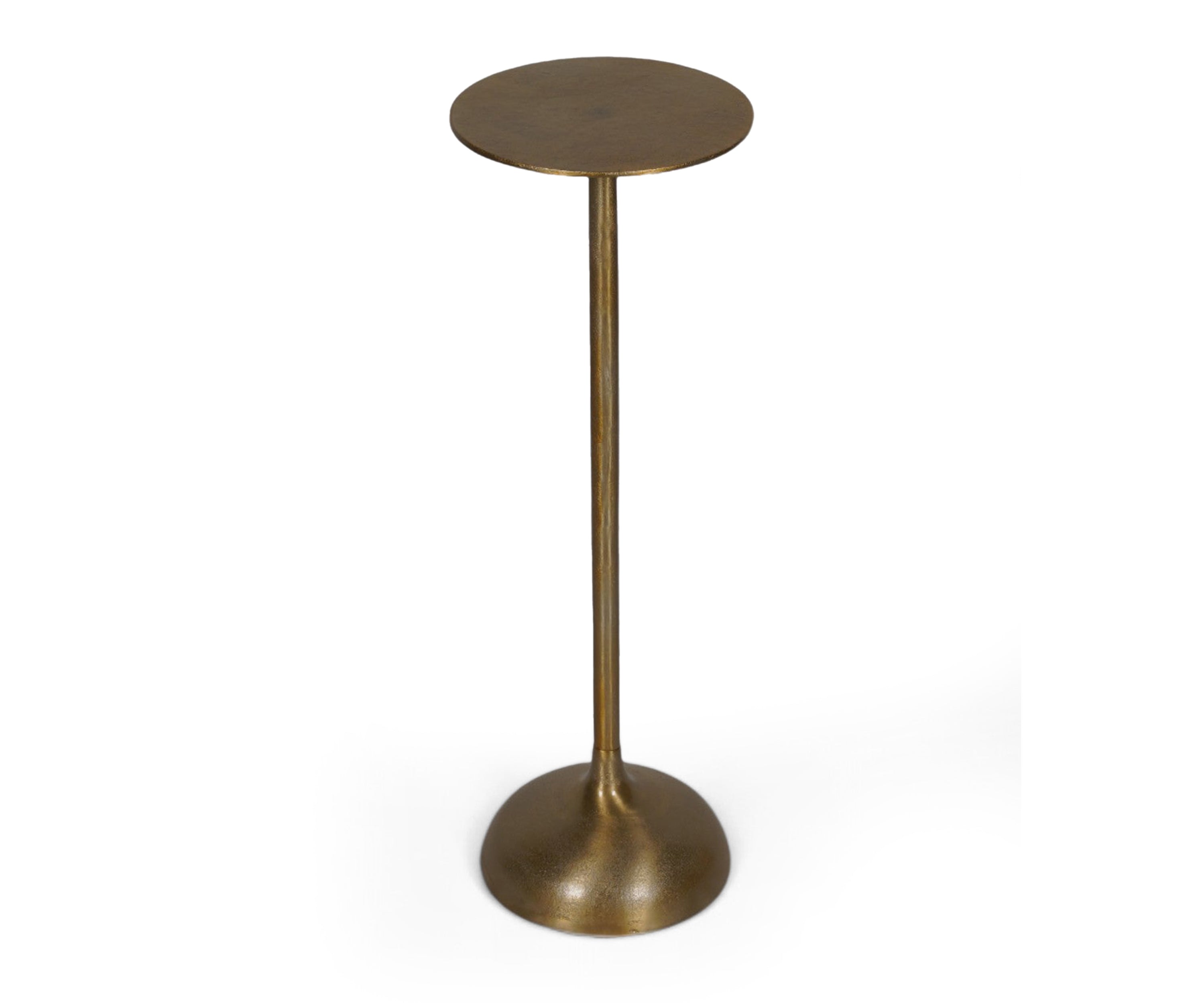 Rounded Base Peg Table in Gold