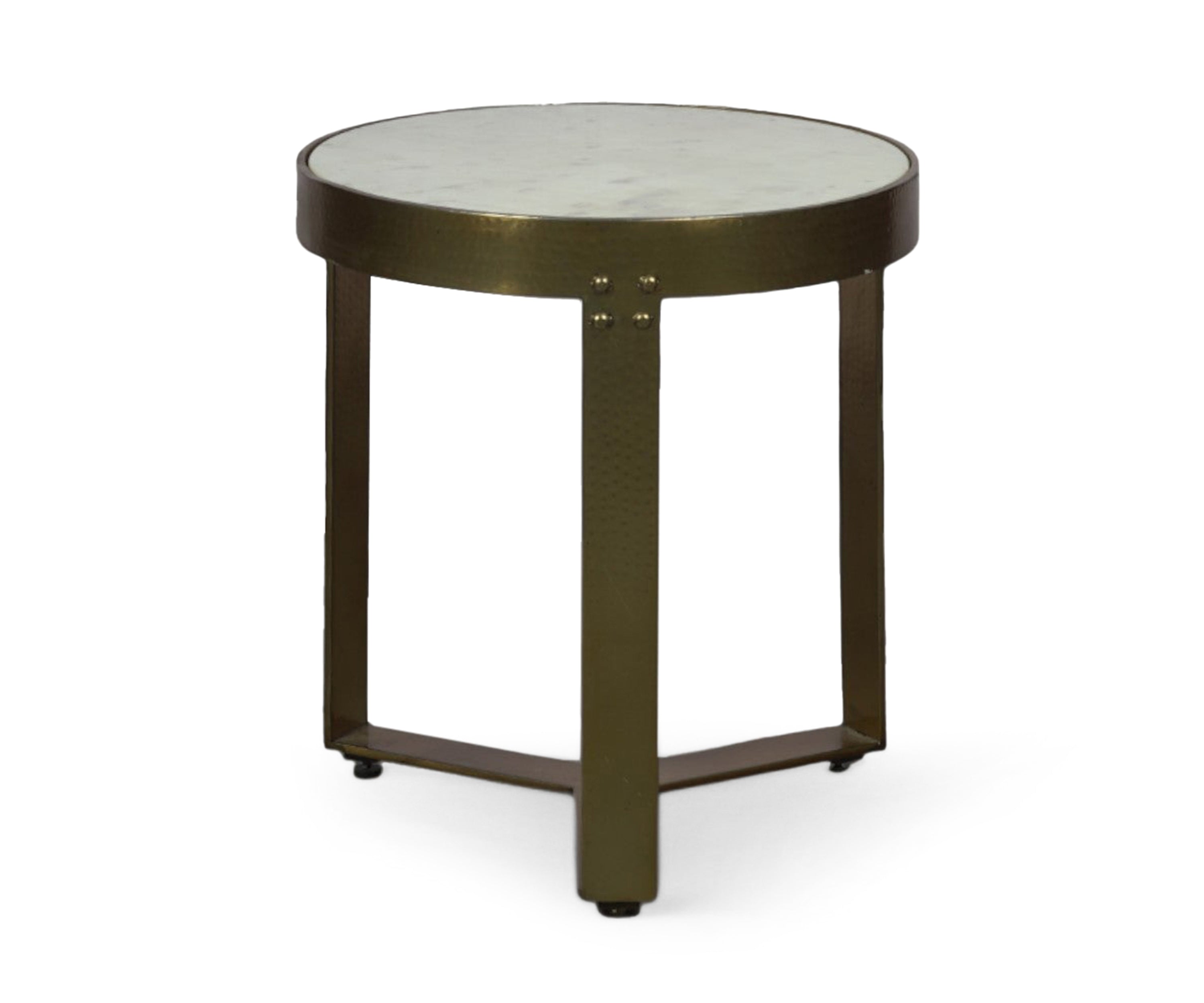 Marble top side table