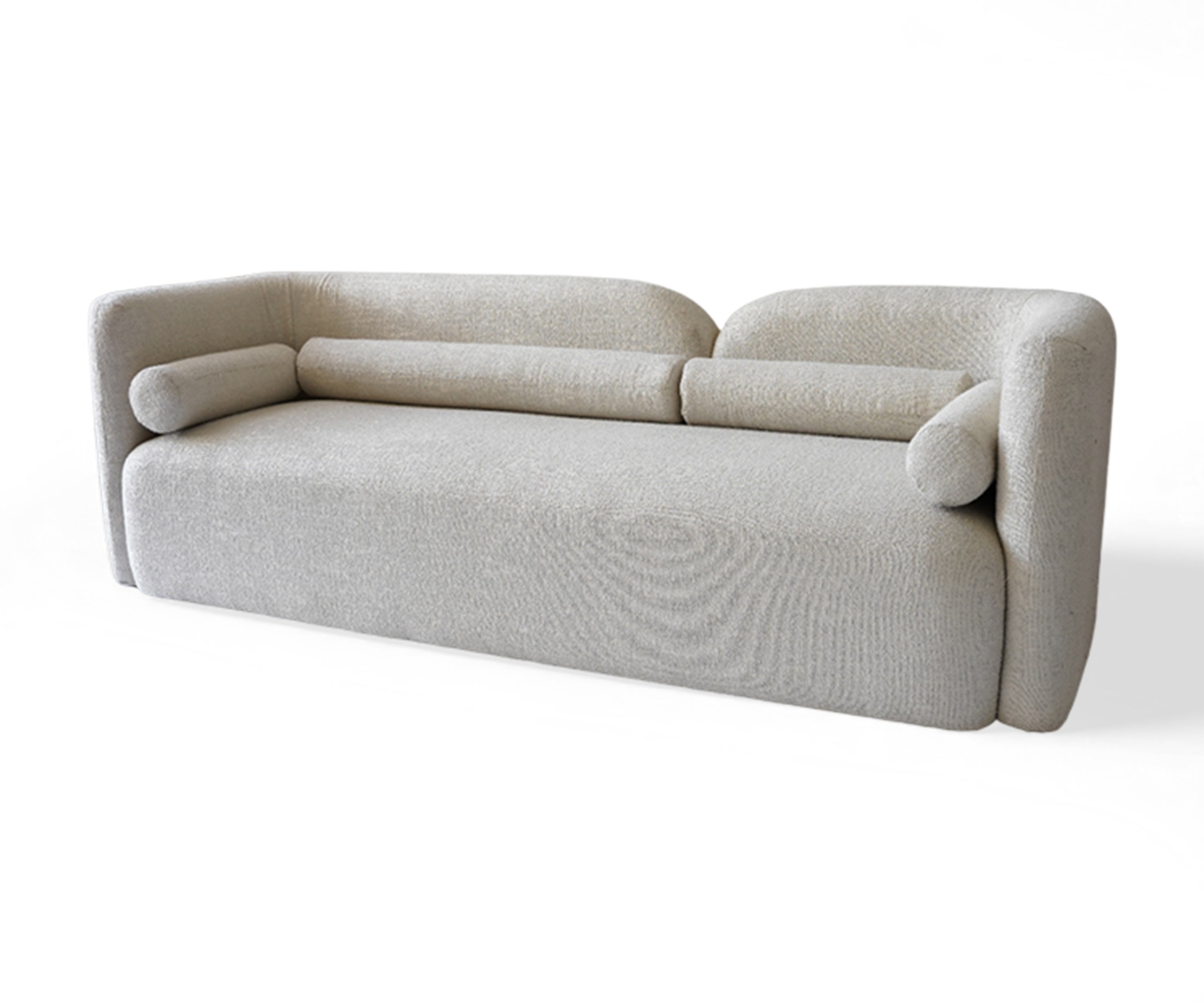 Sohva Victoria White Bouclette Sofa