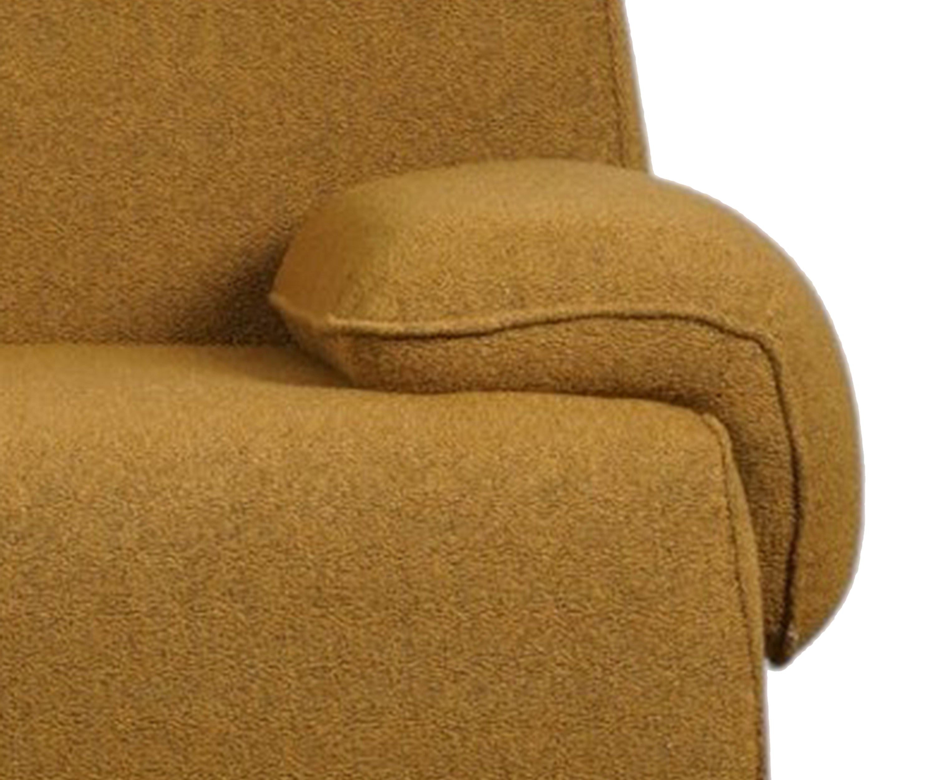 Boucle Mustered L Shape Sofa