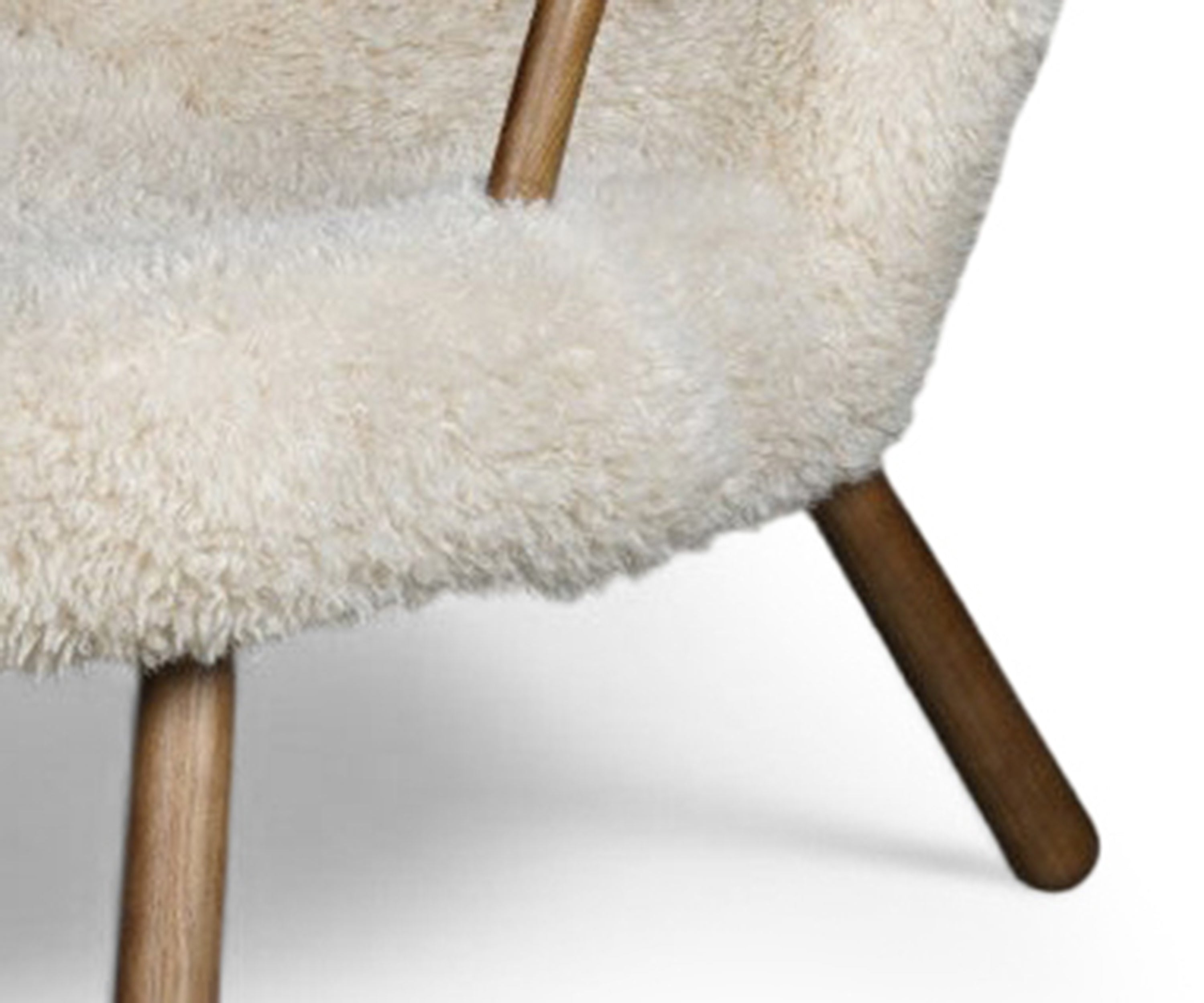 Scandi-Inspired Nordic Minimalist Bouclé Armchair