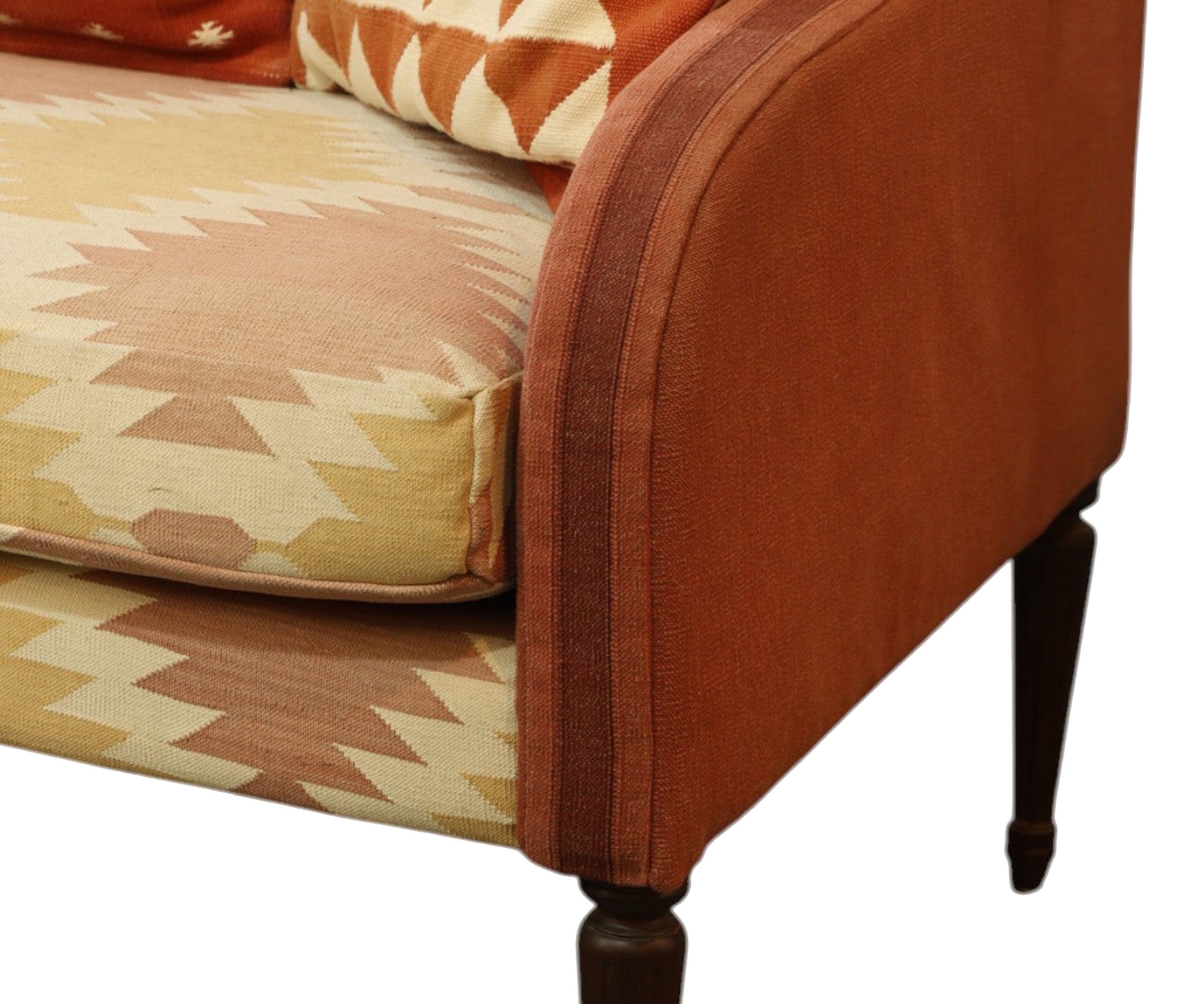 Two-Seater Sofa in Handwoven Dhurrie