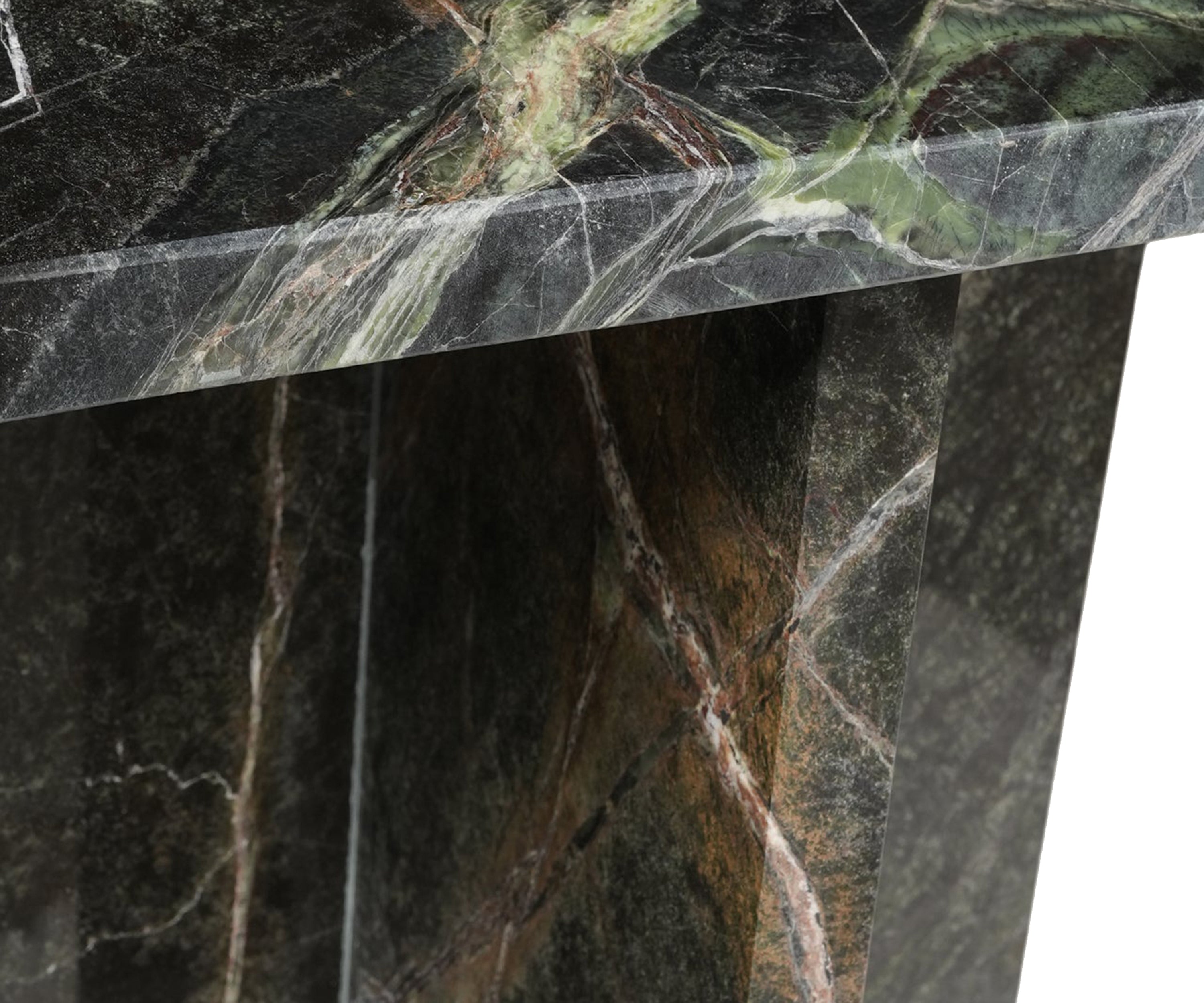 Modern Black Marble Accent Table