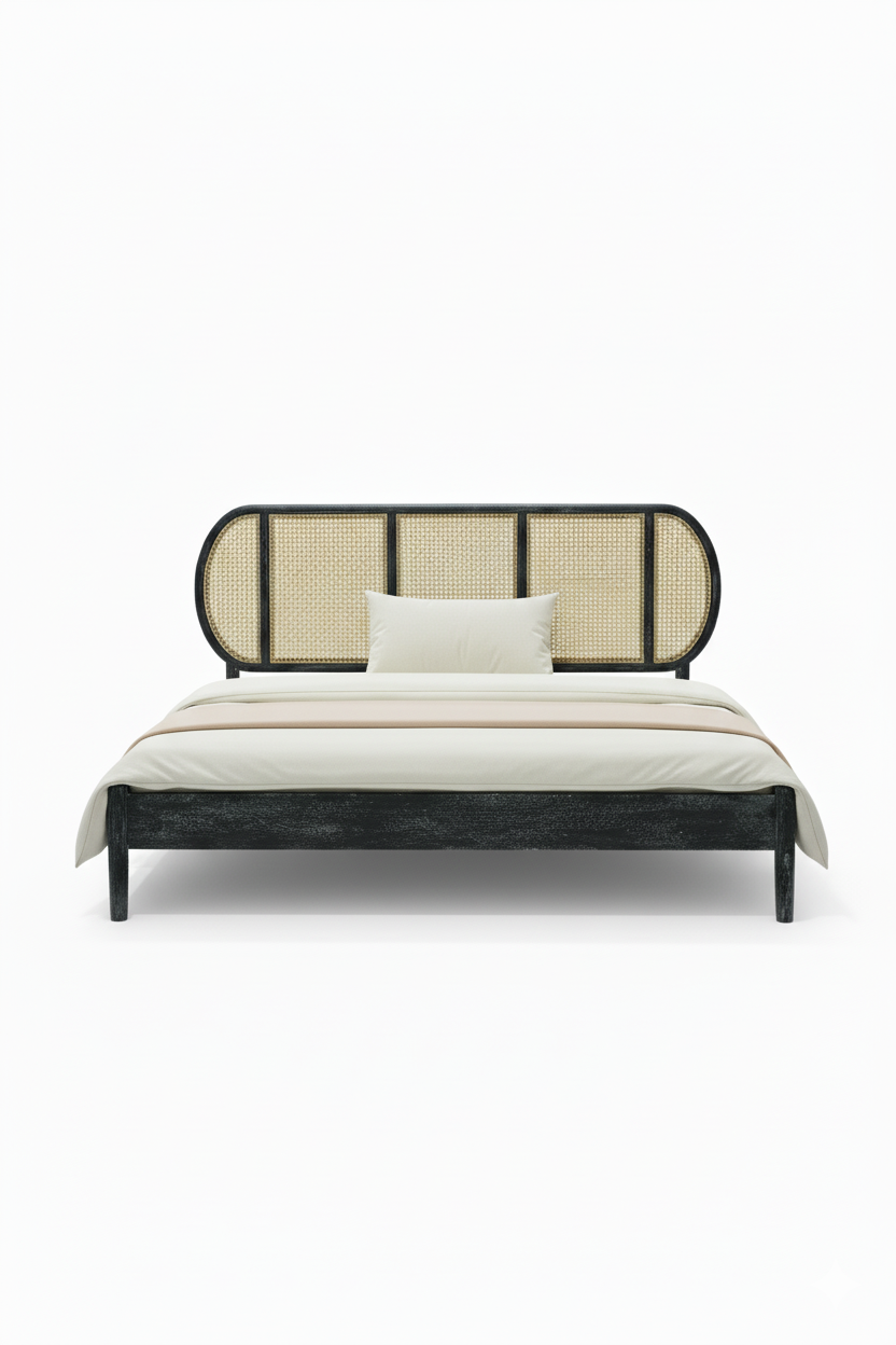 Monroe Rattan Bed