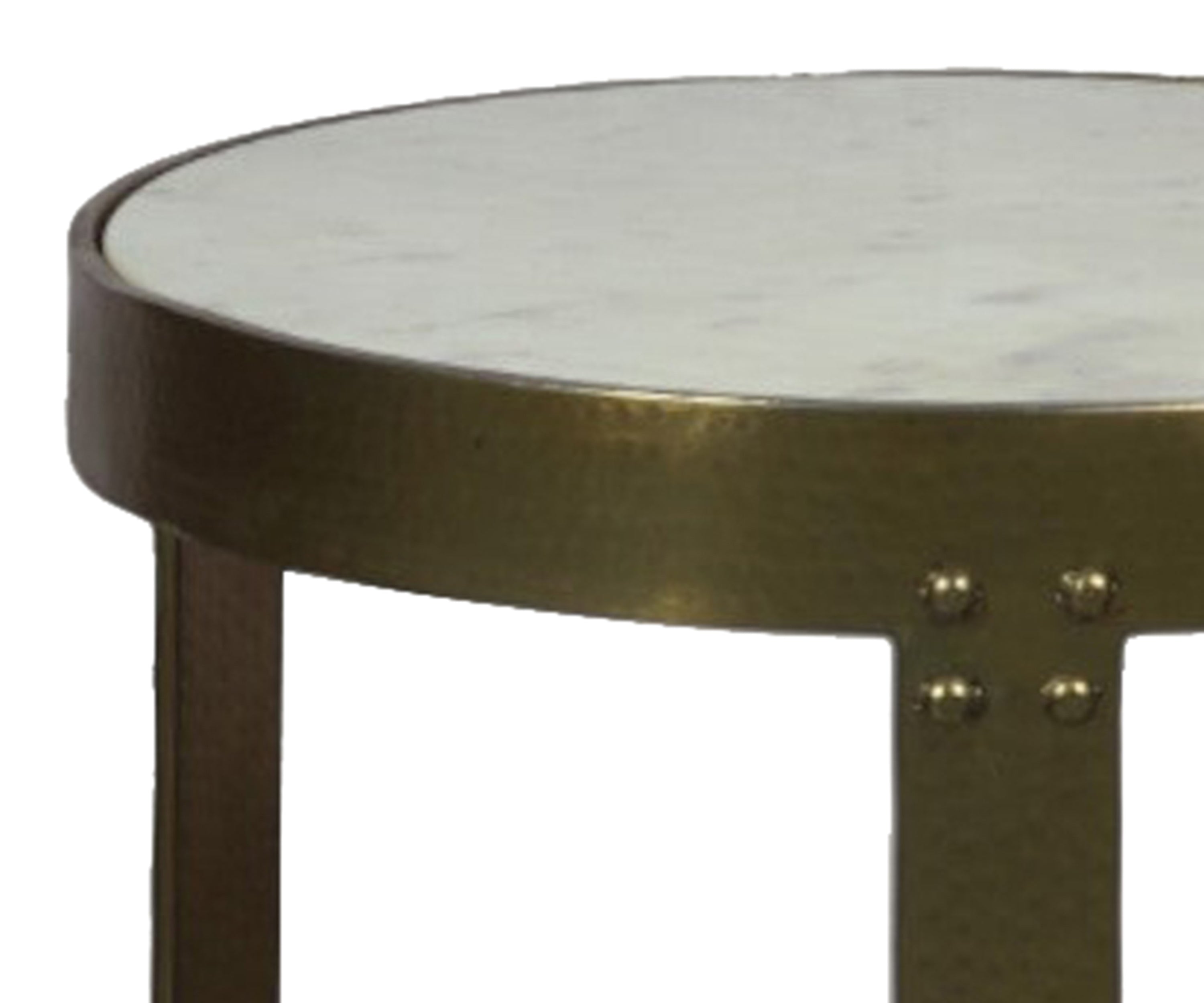 Marble top side table
