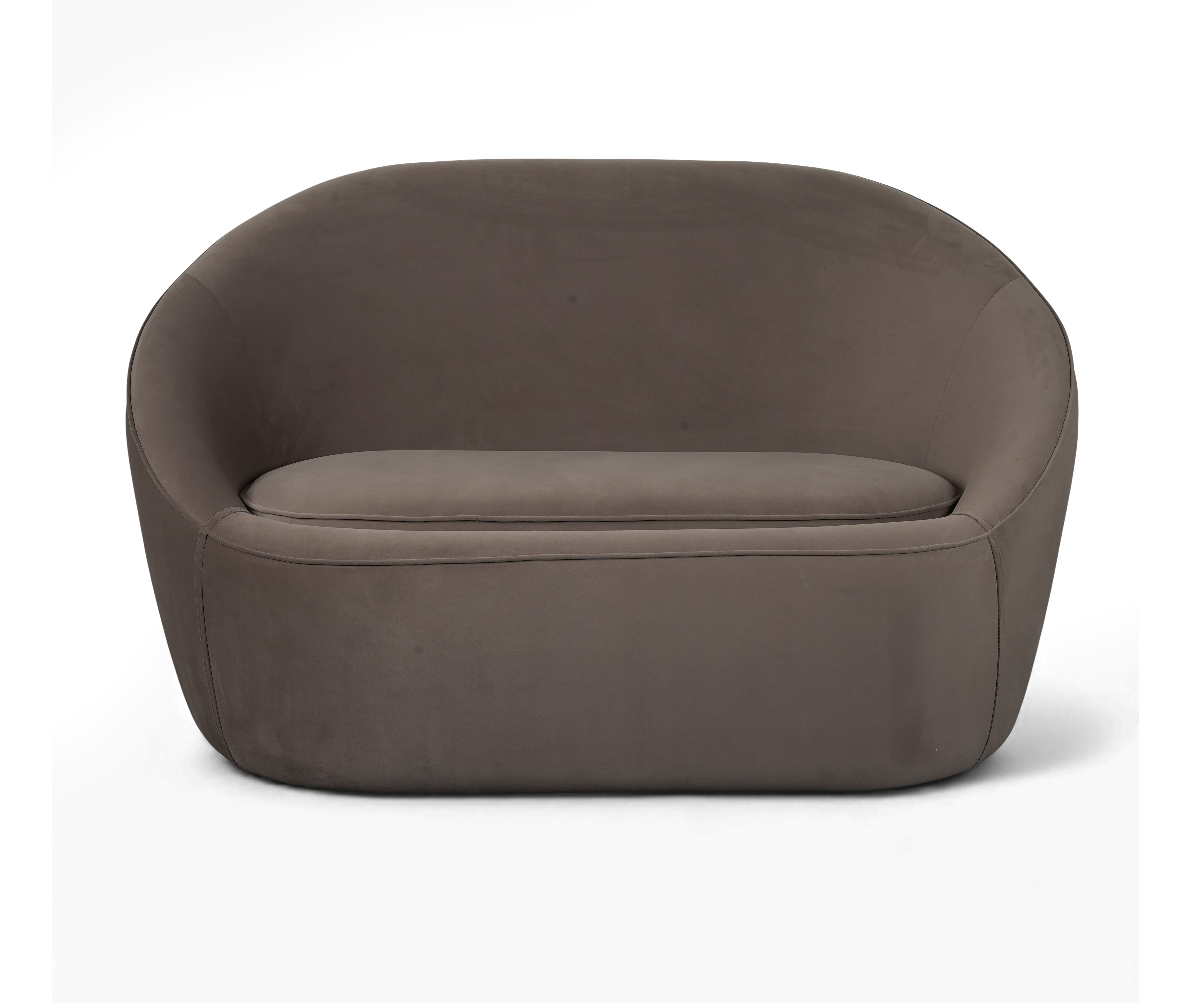 Velvet Opholstred Sofa