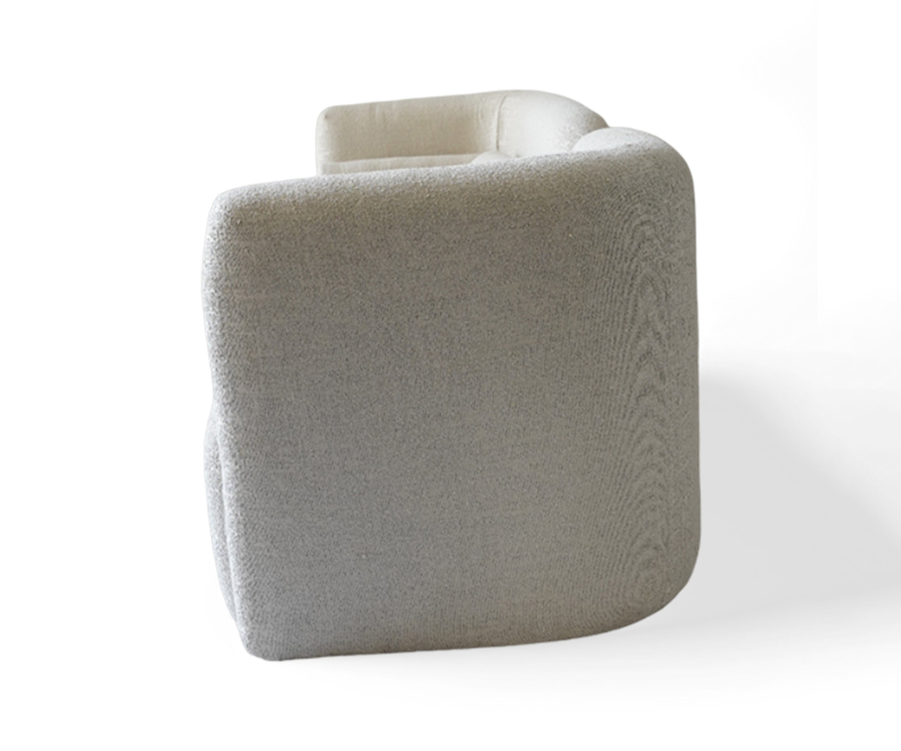 Sohva Victoria White Bouclette Sofa