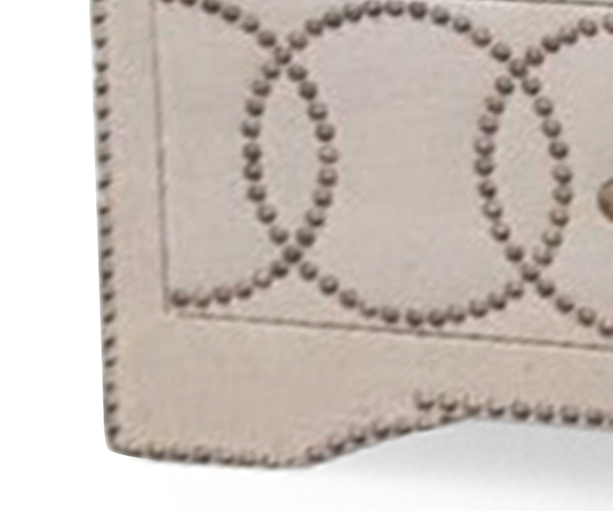 Linen Upholstred Chest of drawer