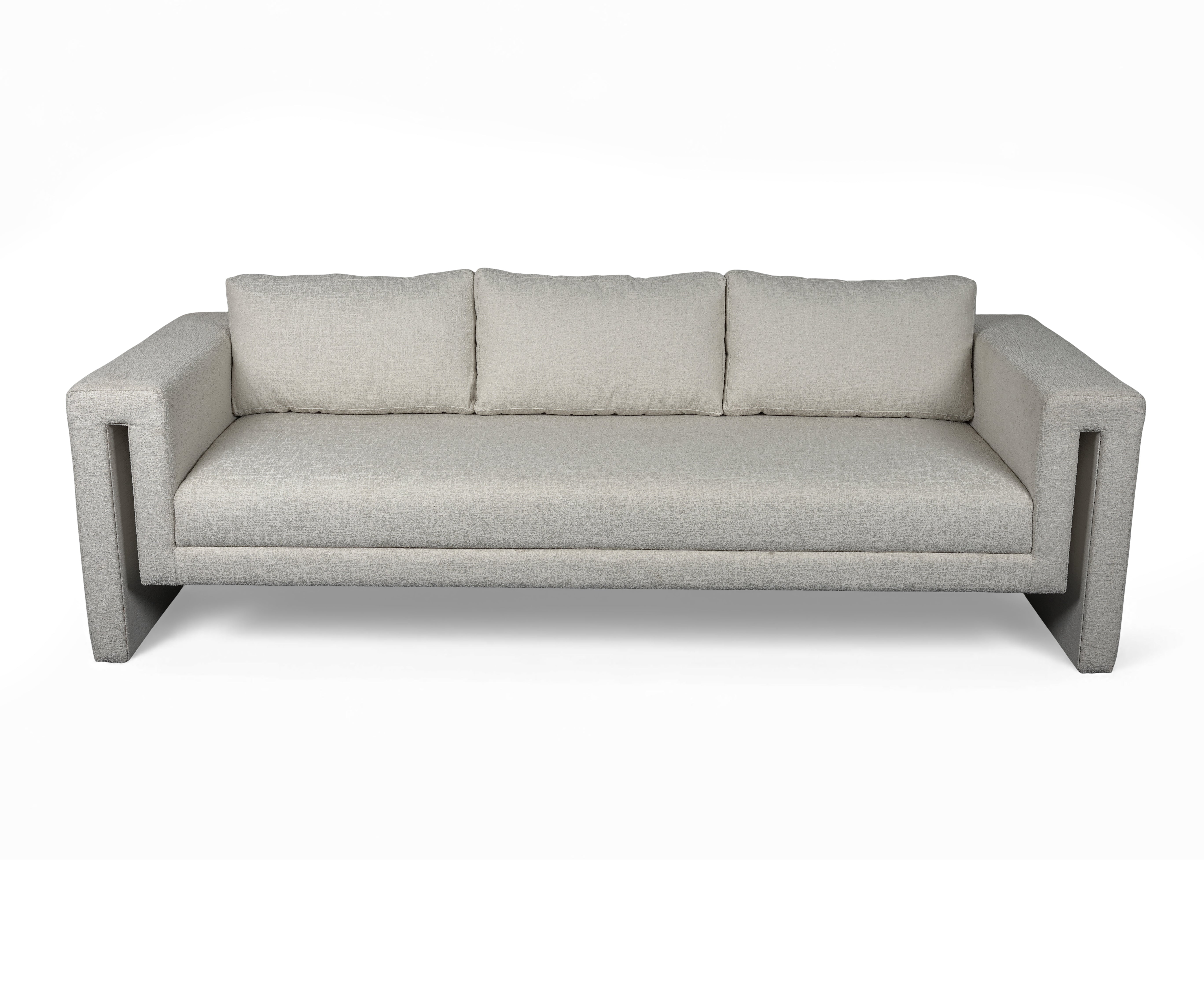 Hanging Boucle 3 Seater Sofa