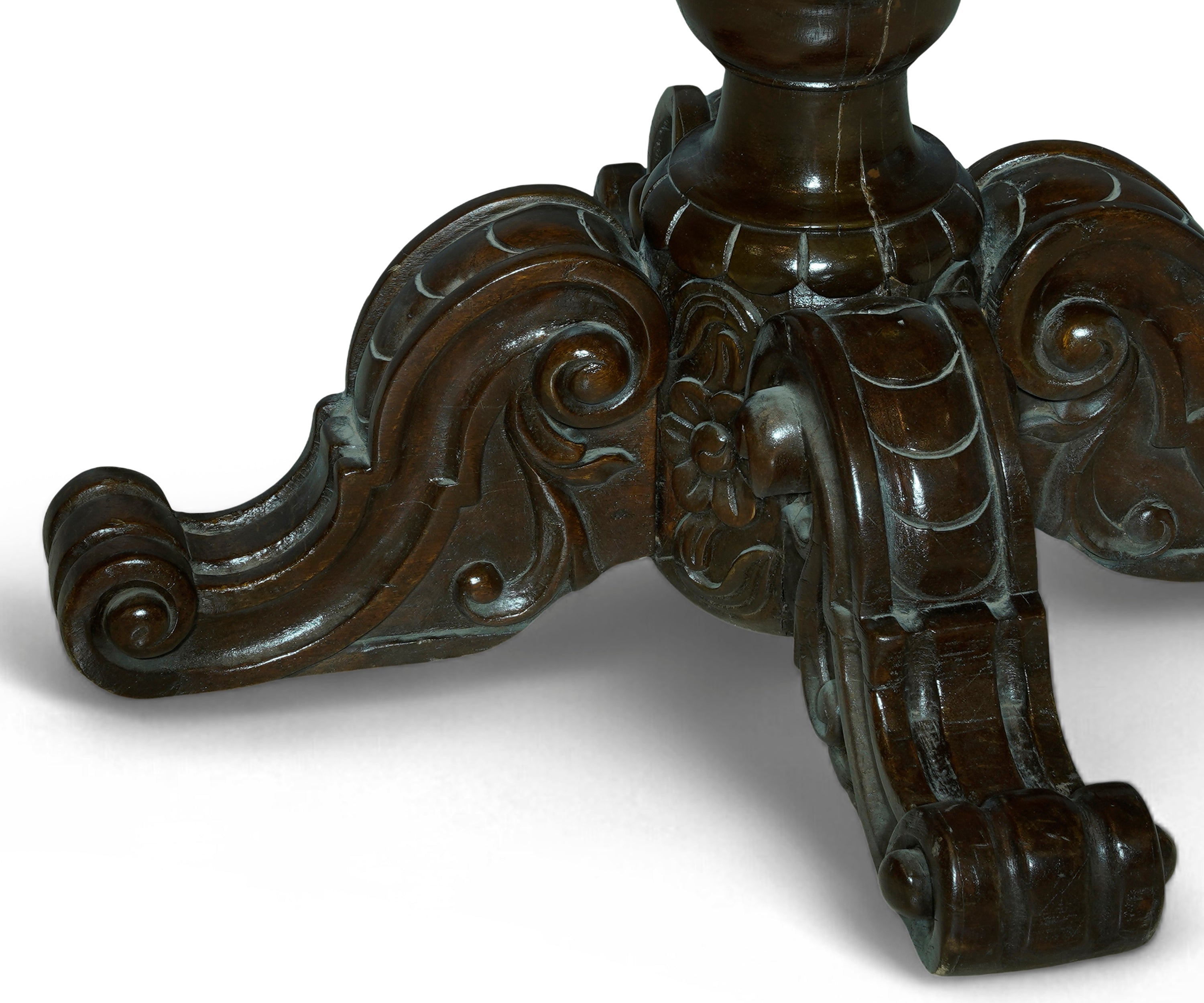 French Hand Carved Occasional Table