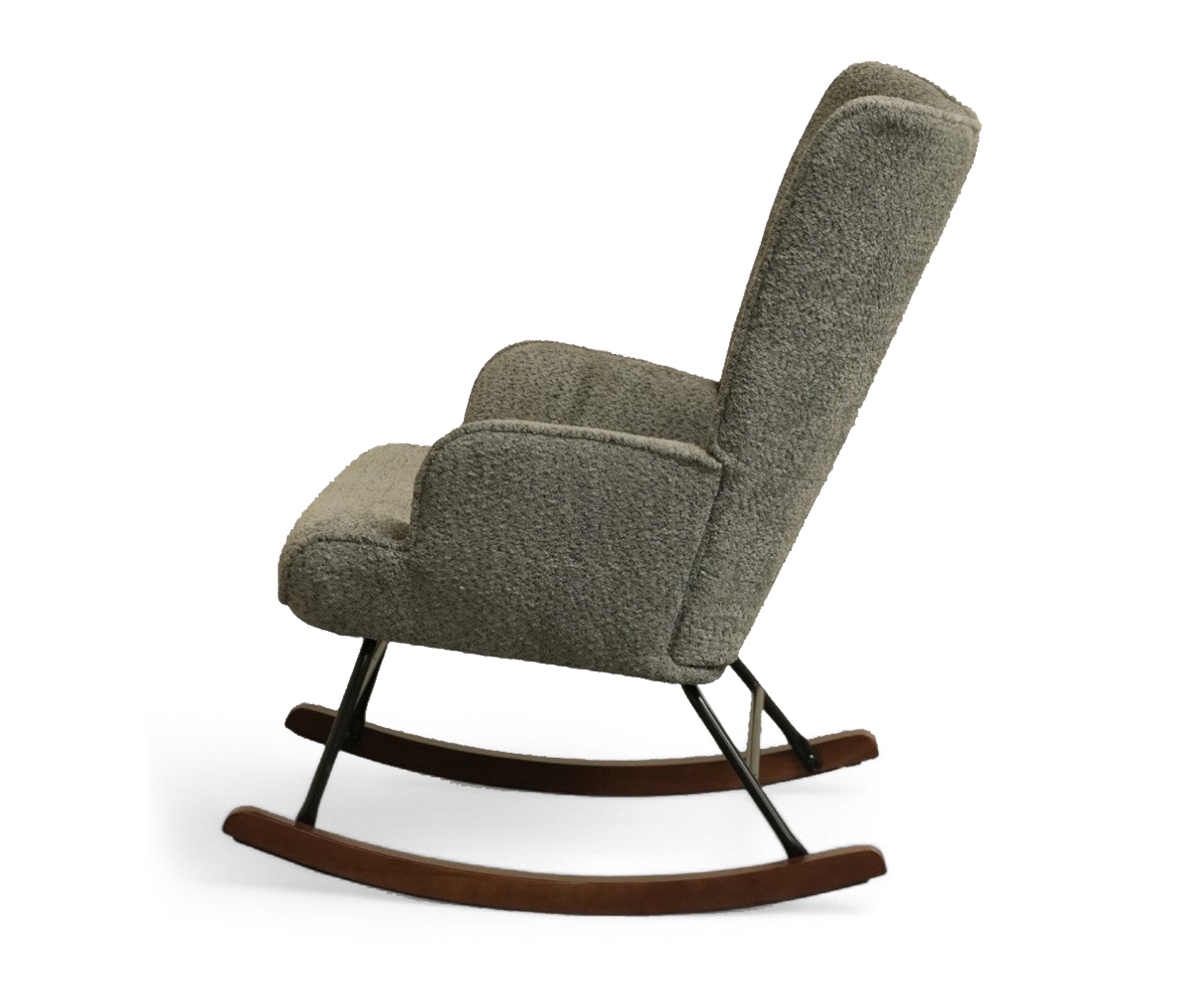 Solacing Boucle Rocking Chair