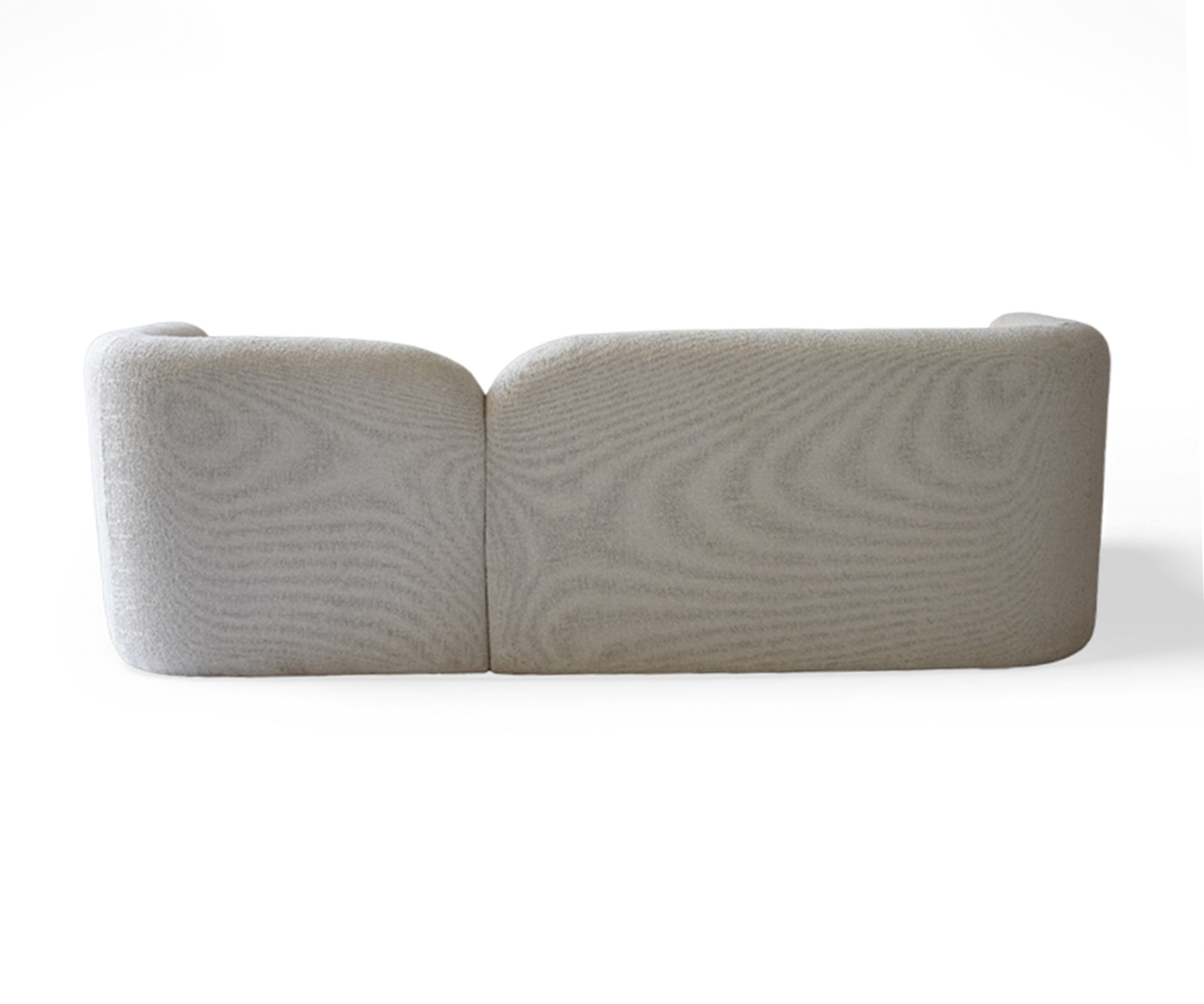 Sohva Victoria White Bouclette Sofa