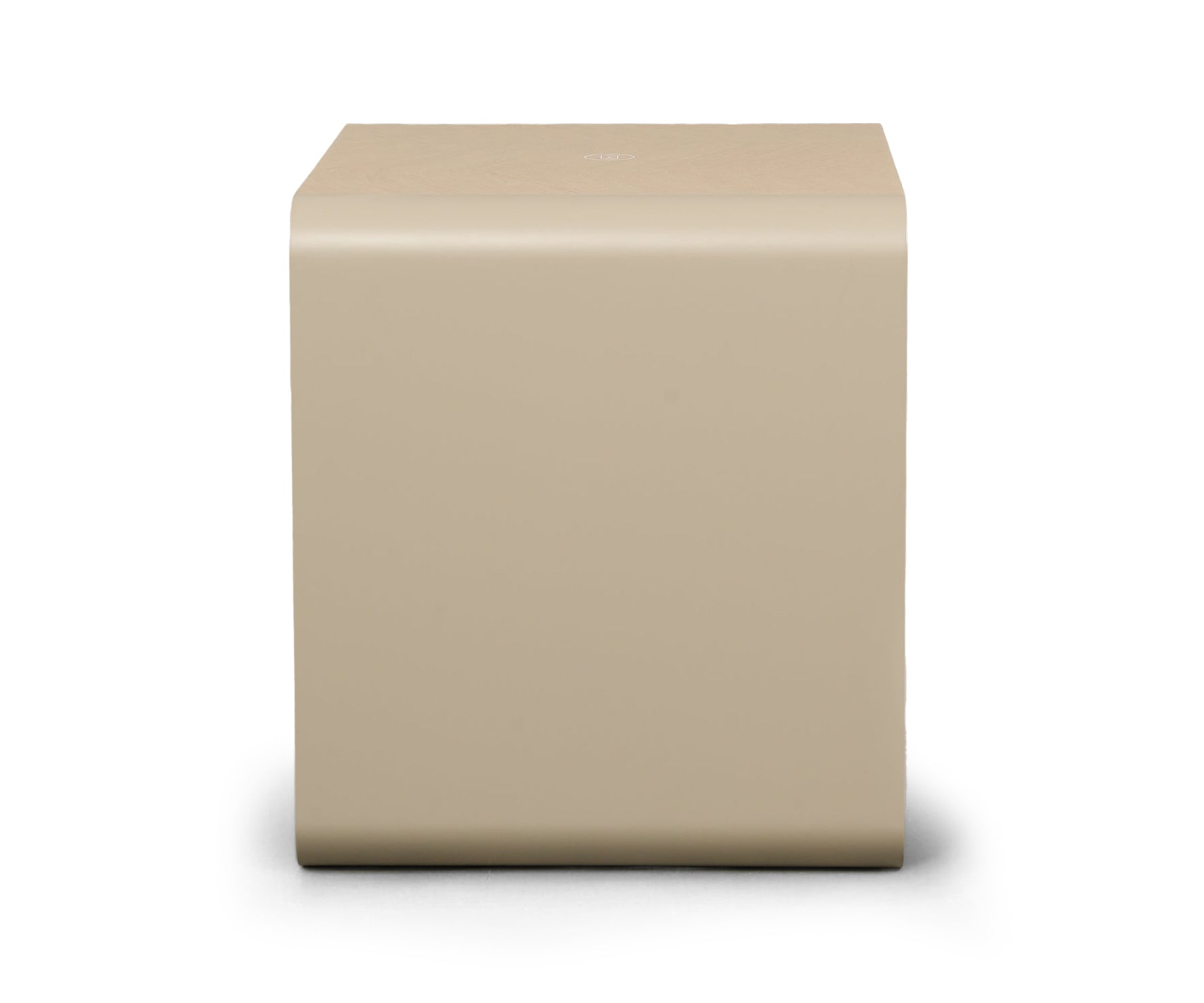 Modern Minimalist Taupe Nightstand