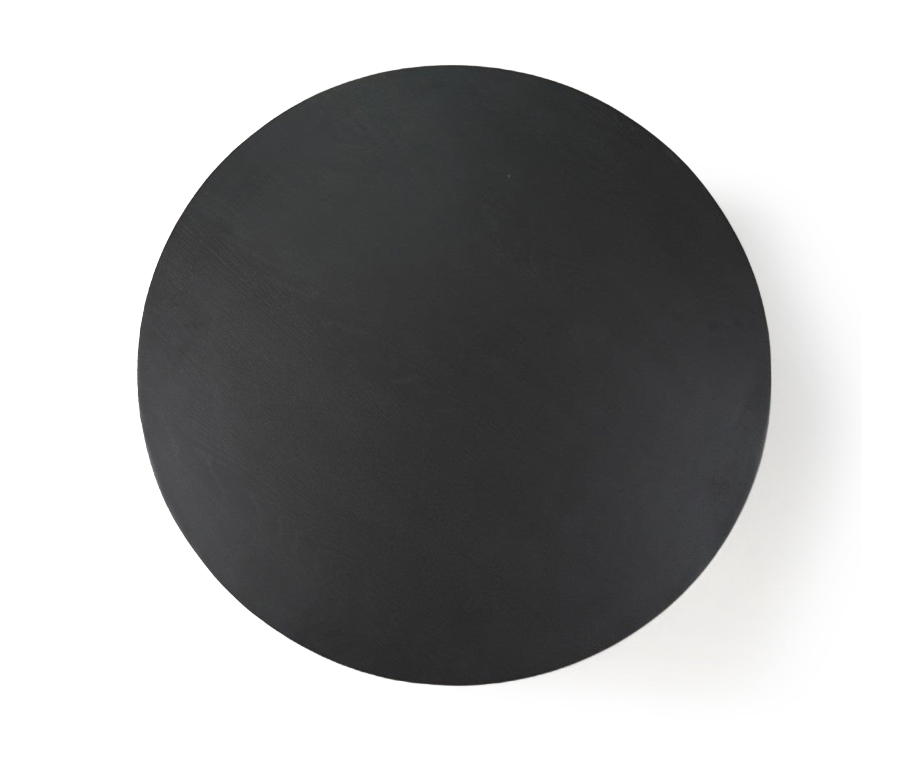 Two-Tier Disc Coffee Table in Black Oak Veneer