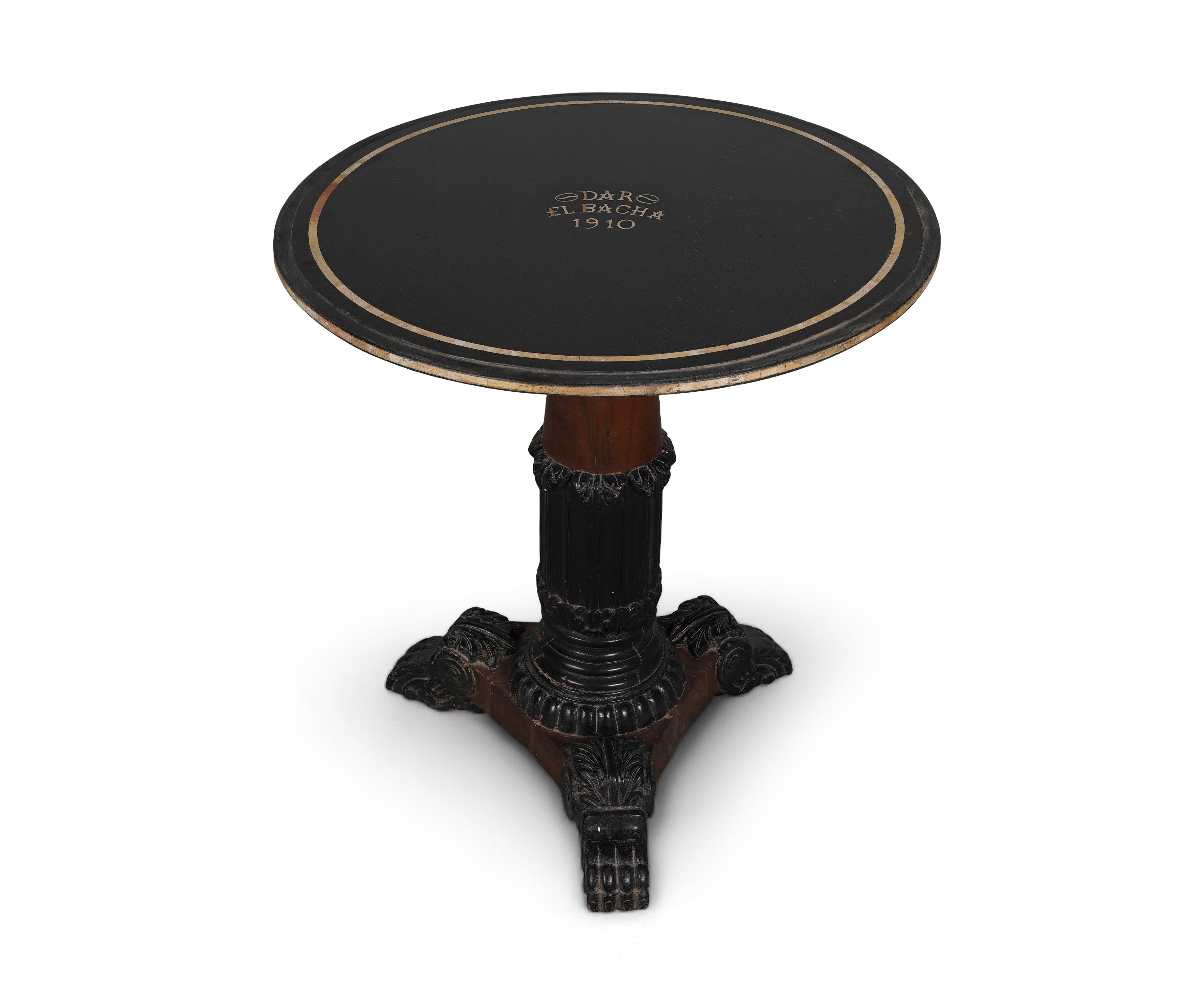 Marble Top Table With Regency Base