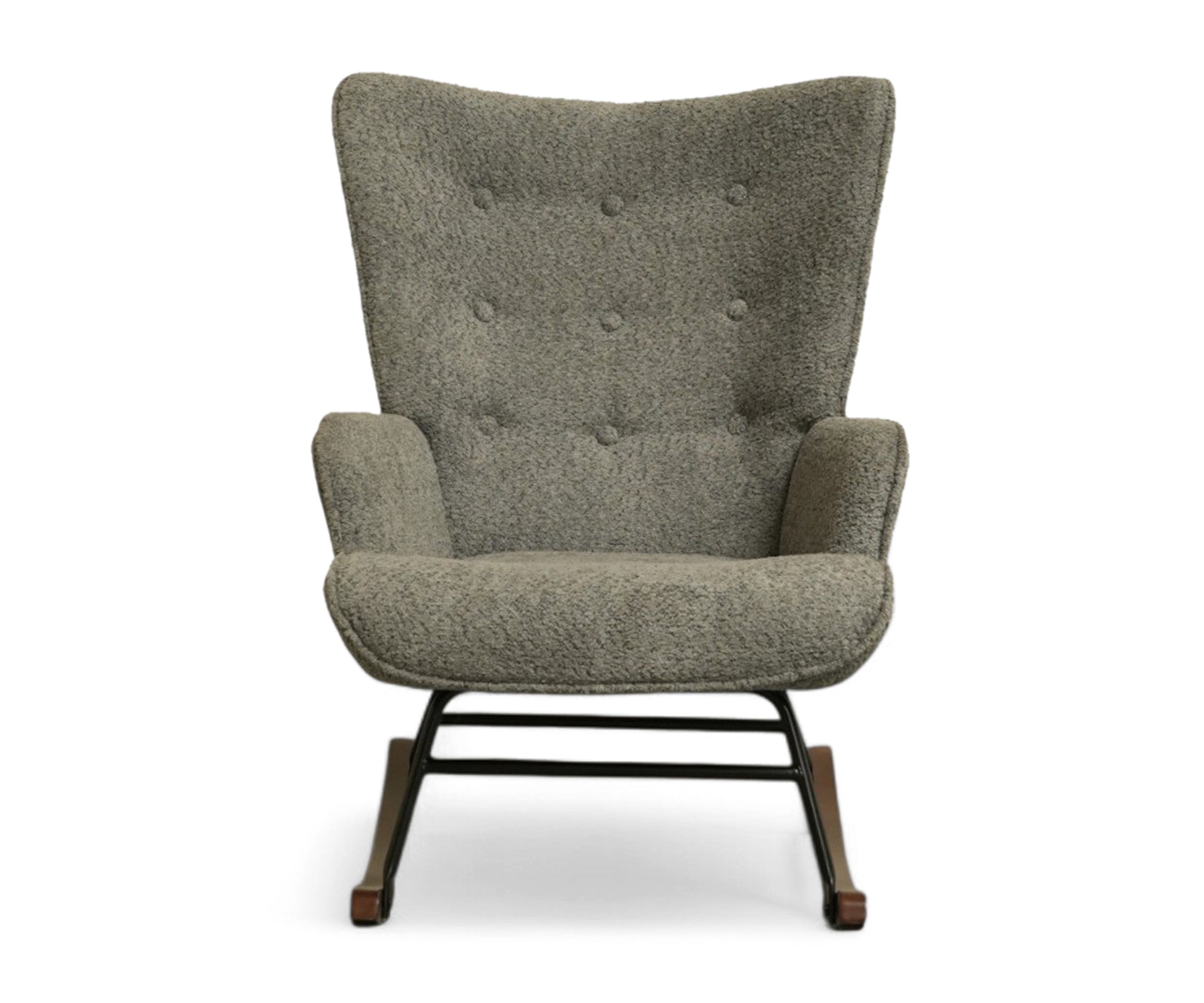 Solacing Boucle Rocking Chair