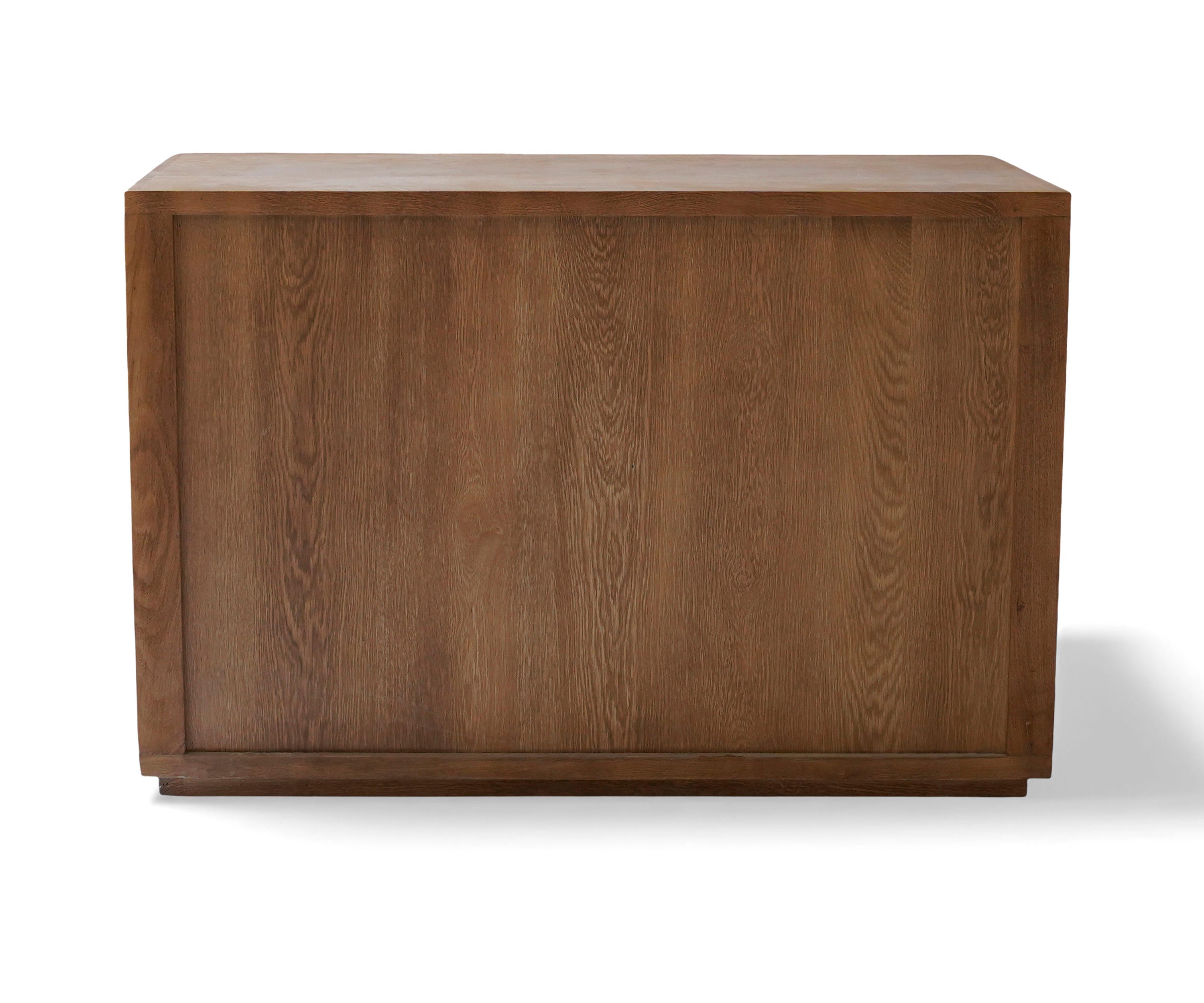 Breton Double Door Oak Wood Cabinet