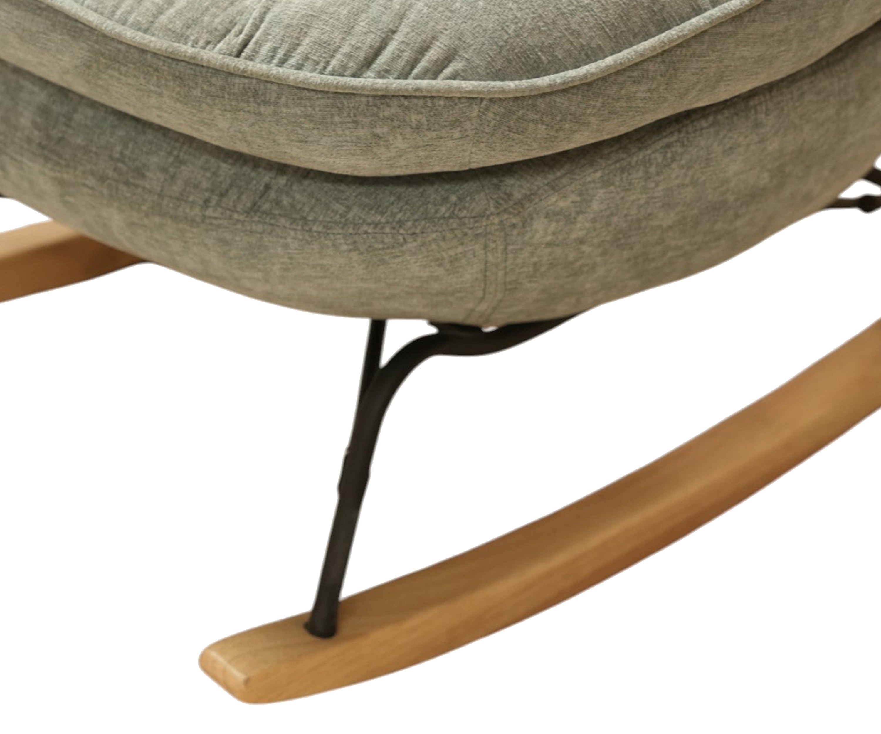 Modern Upholstered Rocking Chair