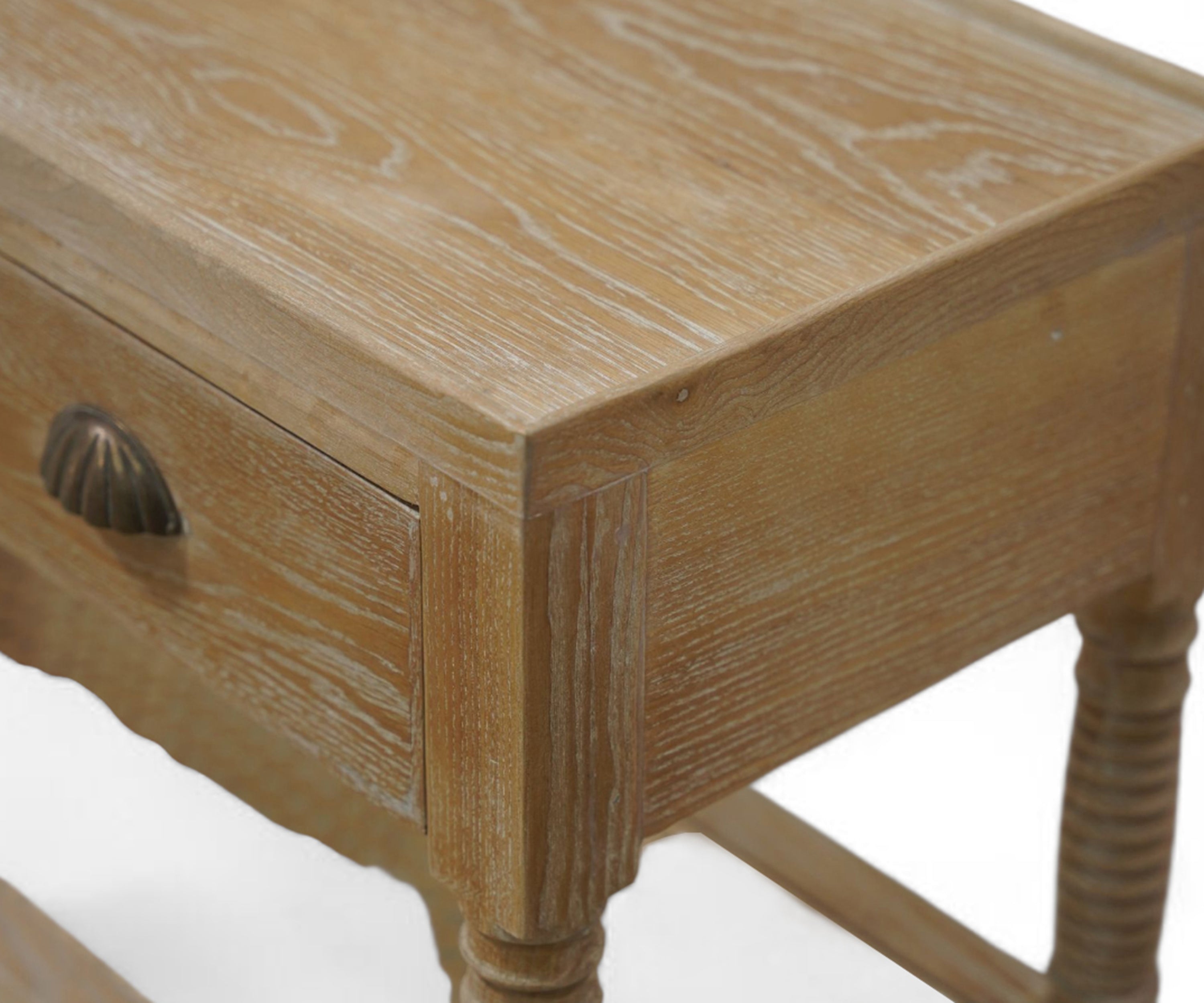 French Cane console table