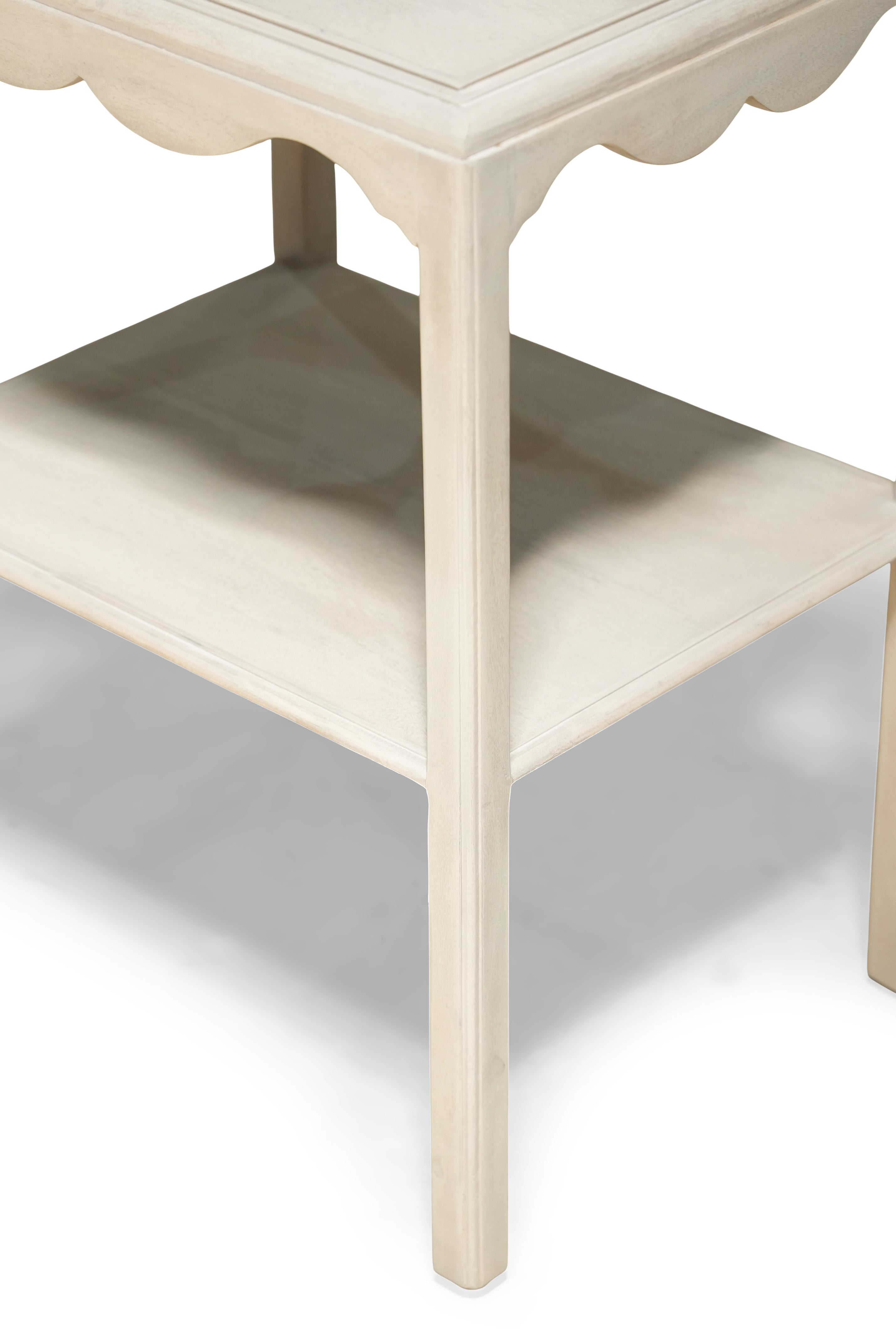 Scallopped Side table
