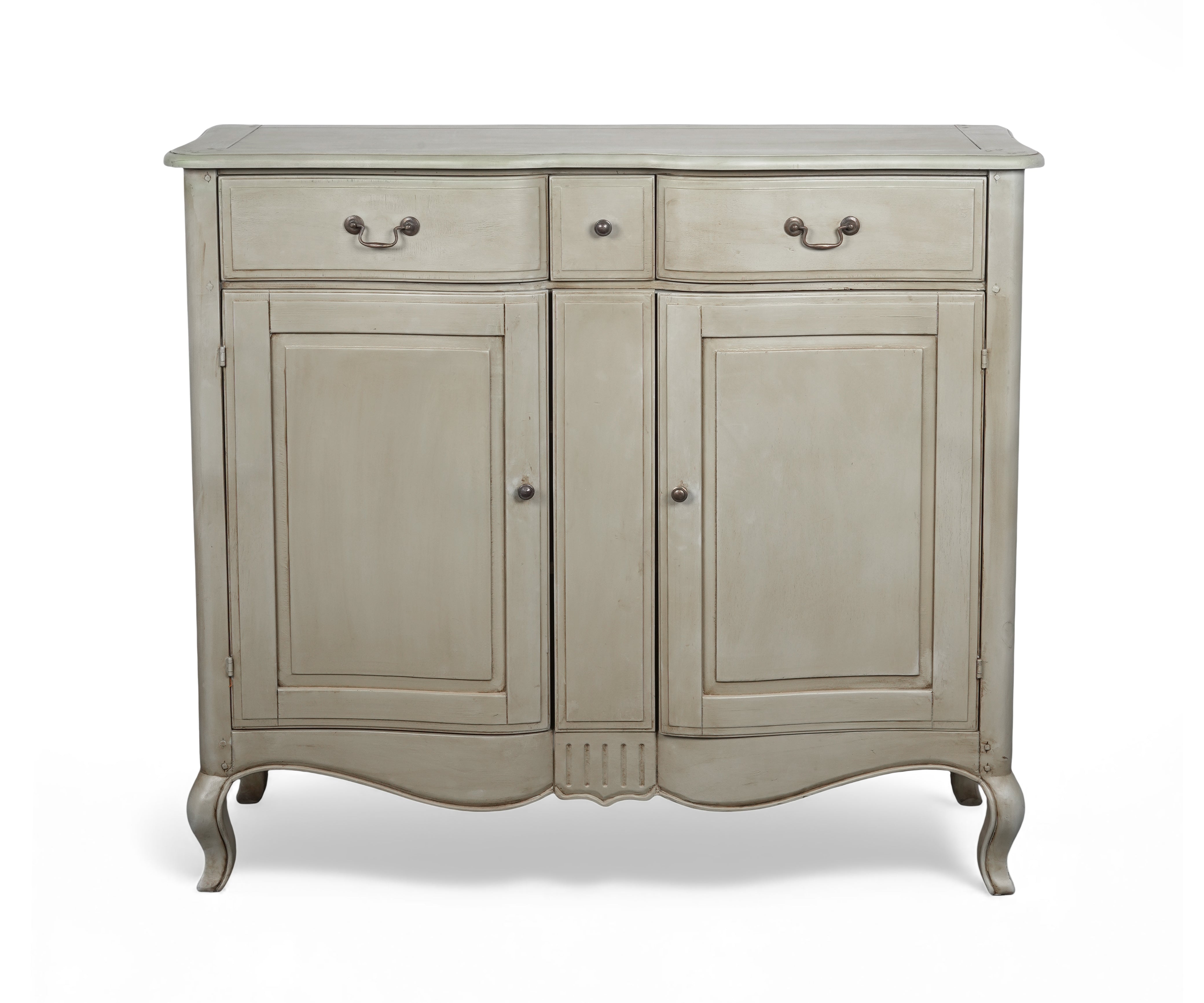 Maison de Luxe Painted Buffet Cabinet in French Grey