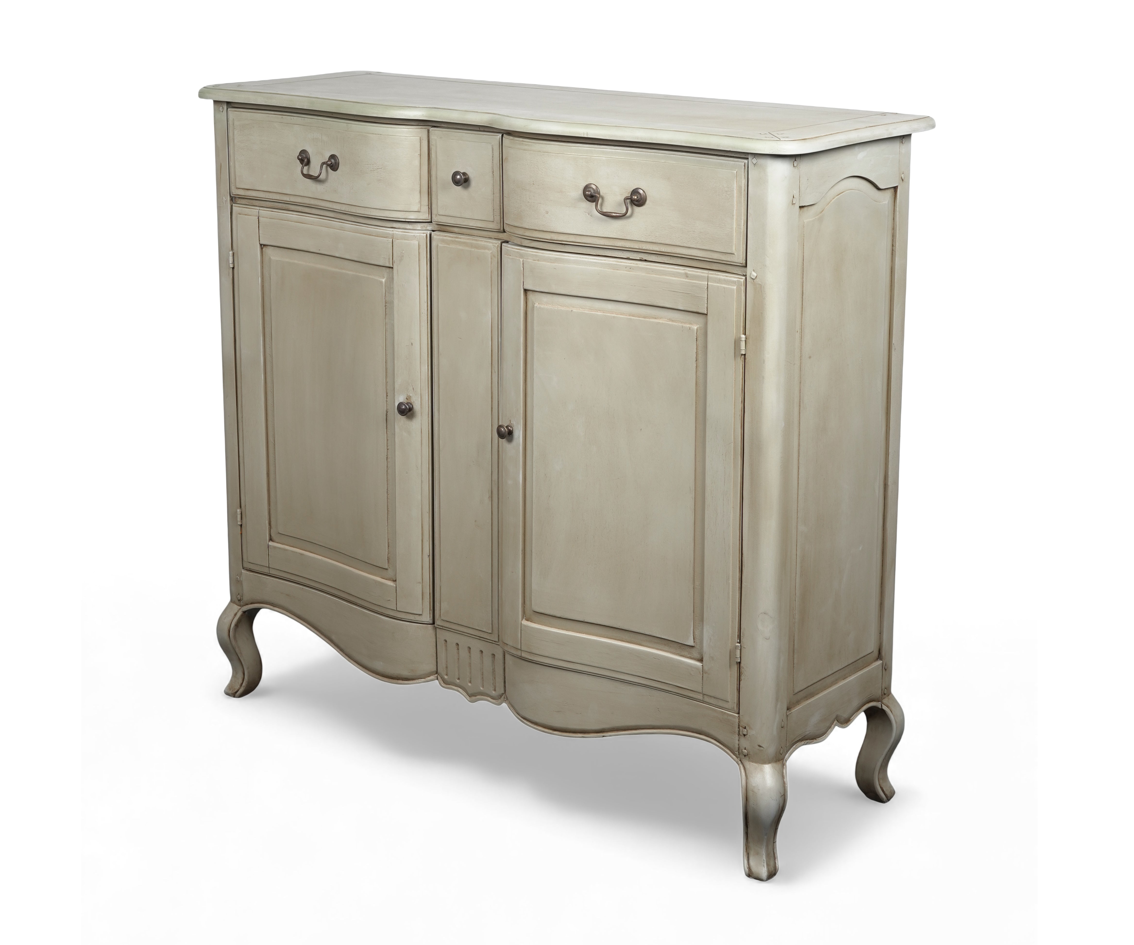 Maison de Luxe Painted Buffet Cabinet in French Grey