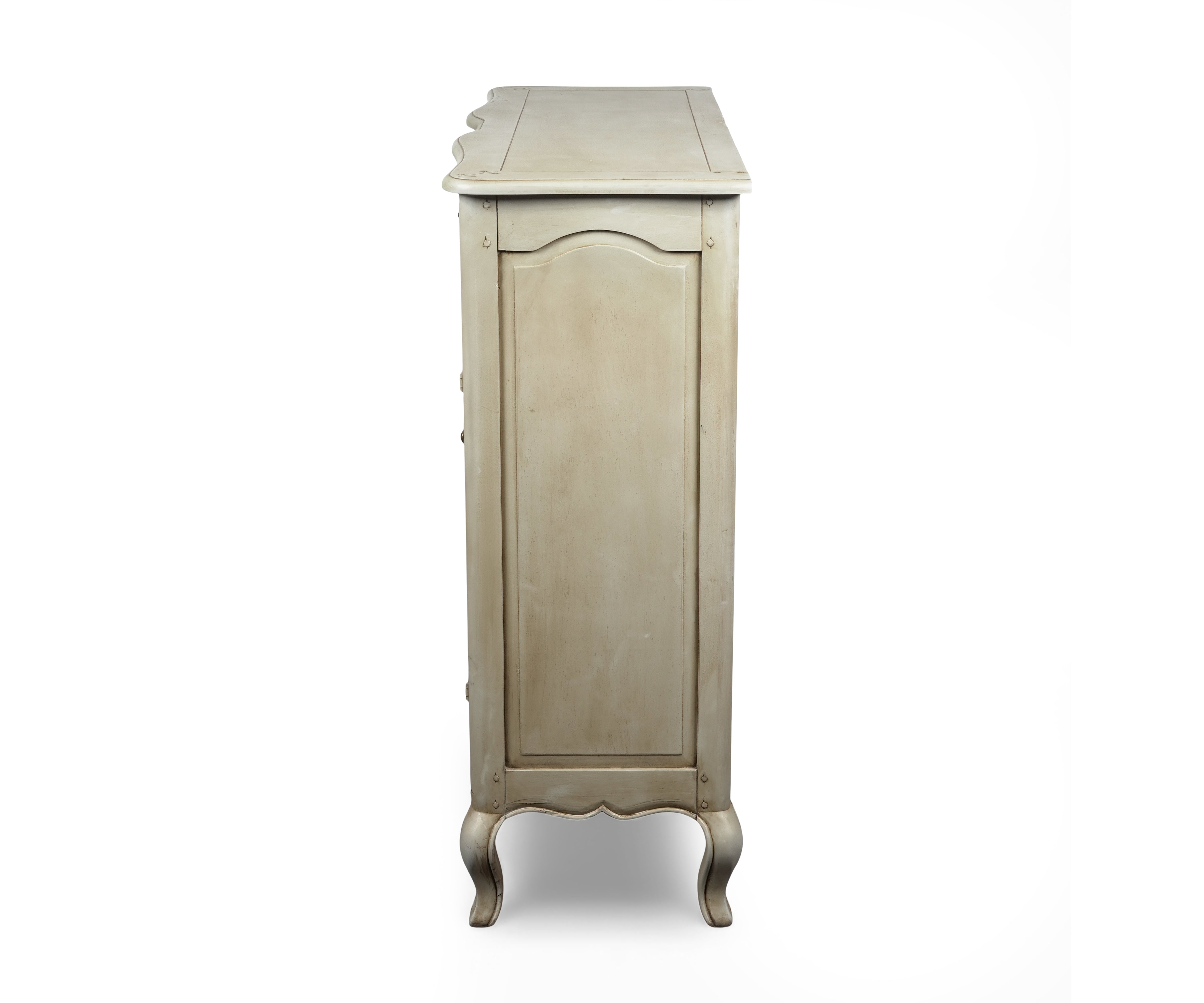 Maison de Luxe Painted Buffet Cabinet in French Grey