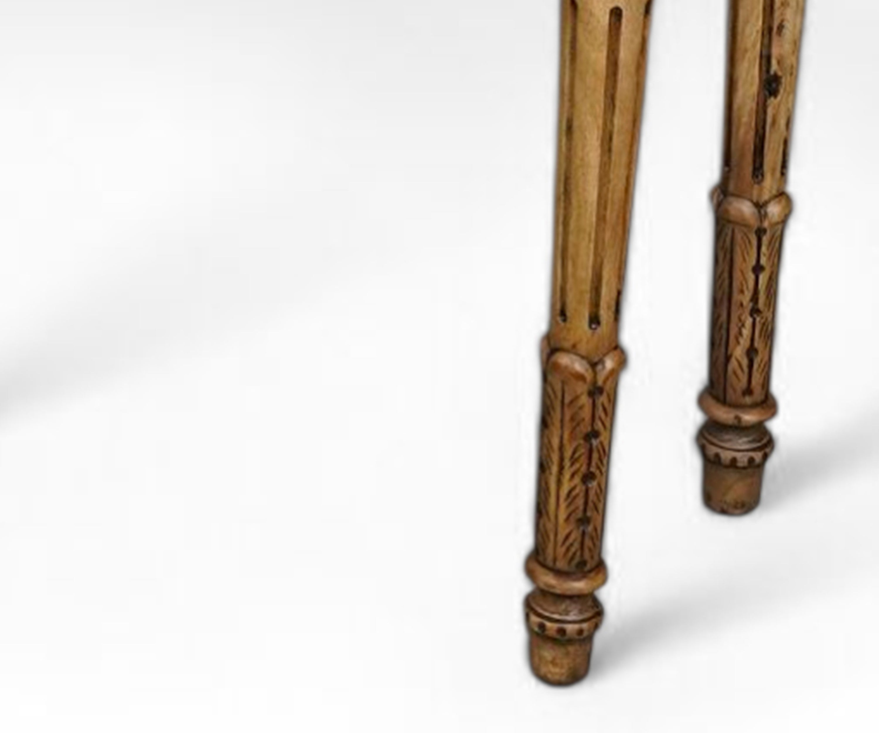 Imperial 6 Leg Console Carved