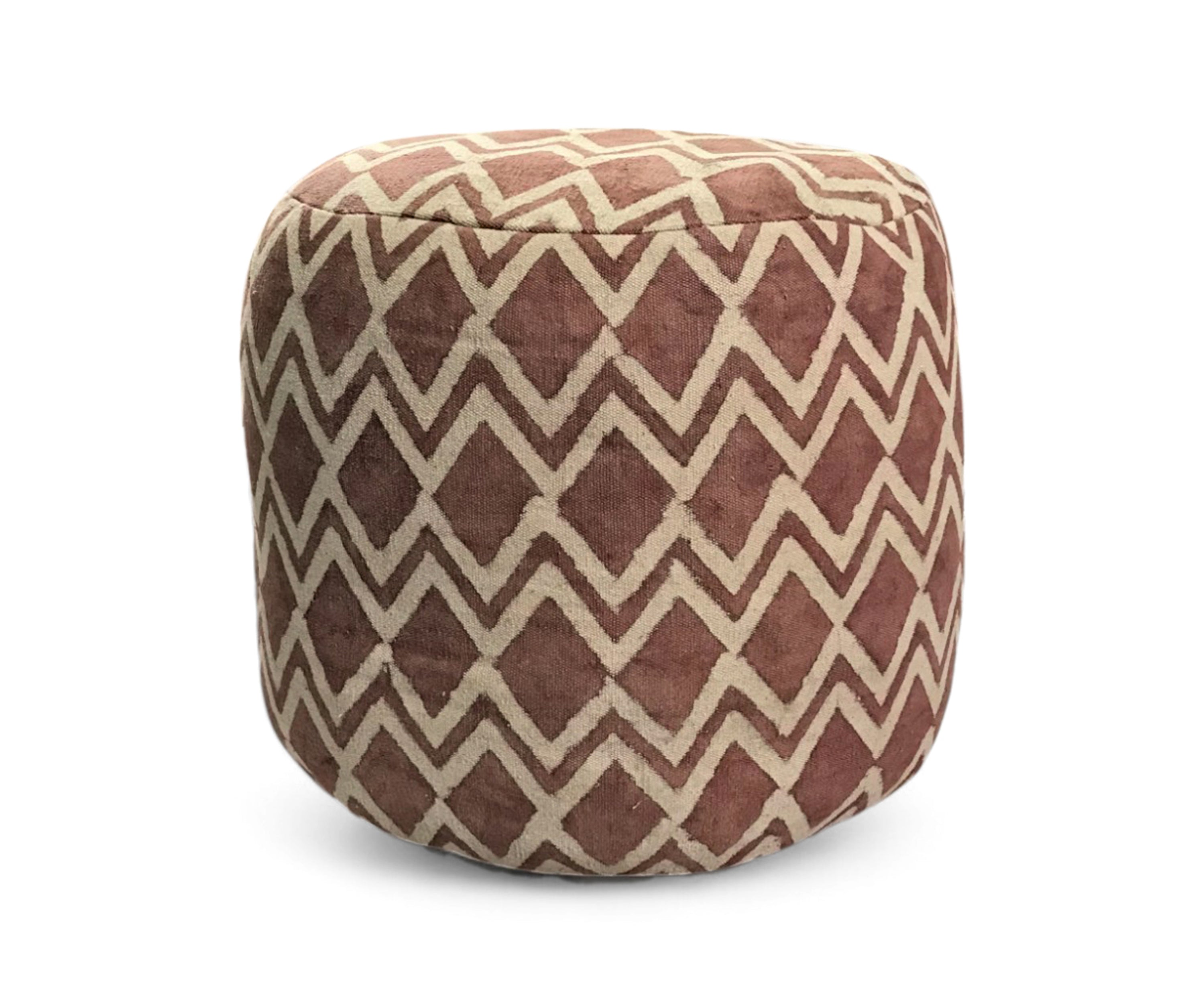 Printed pouf