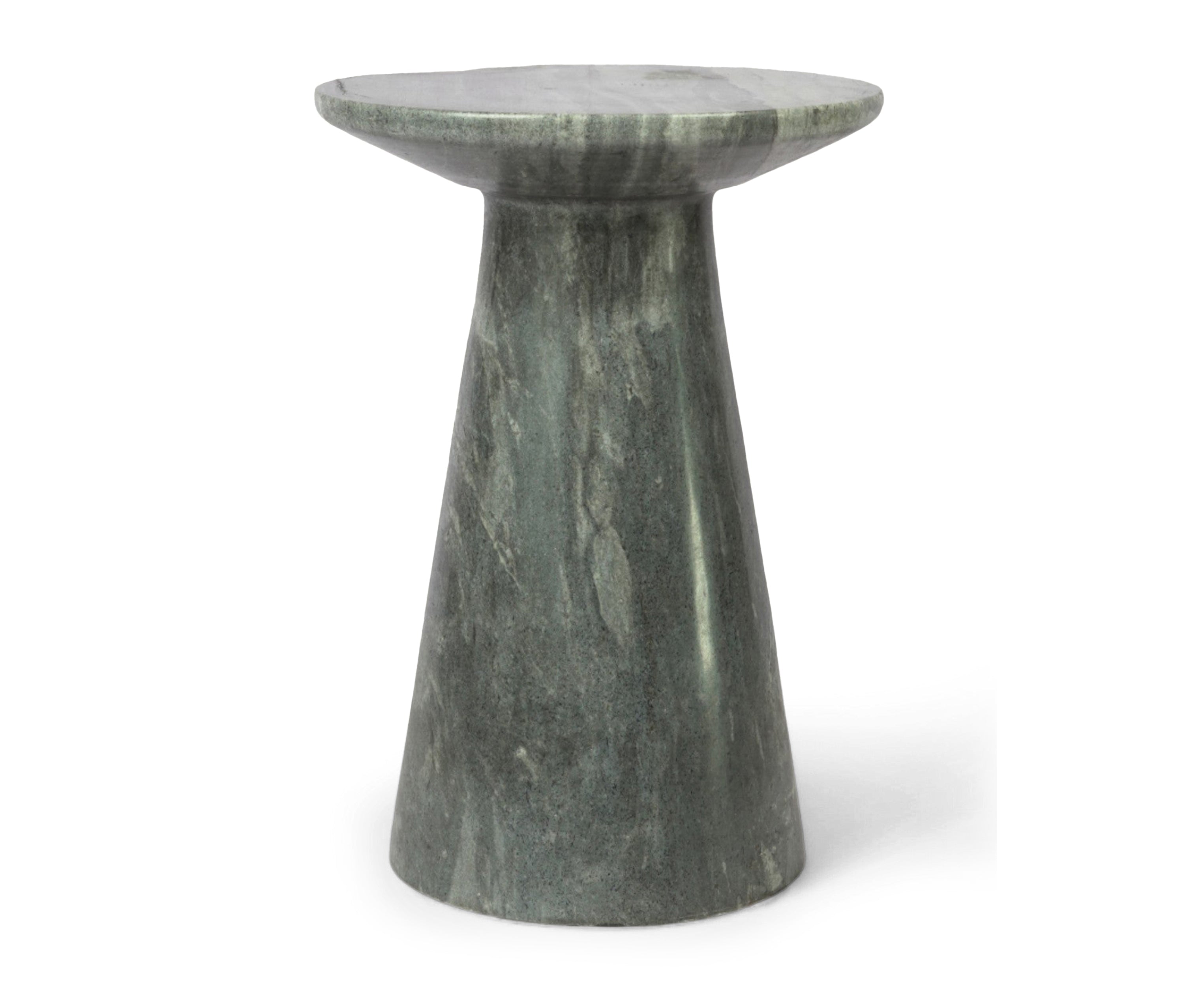 Hamilton Black Marble Round Side Table