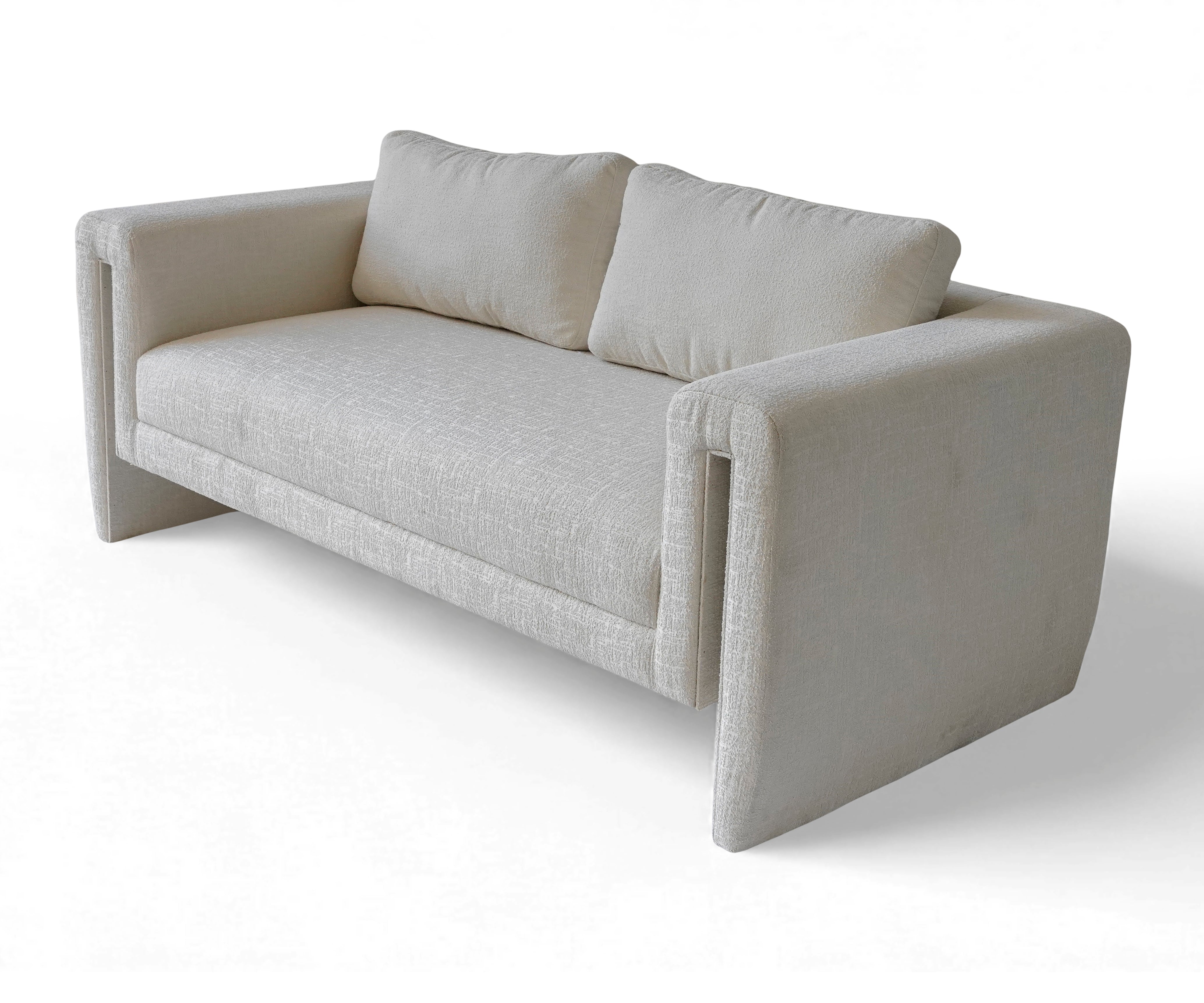 Hanging Boucle Two Seater Sofa