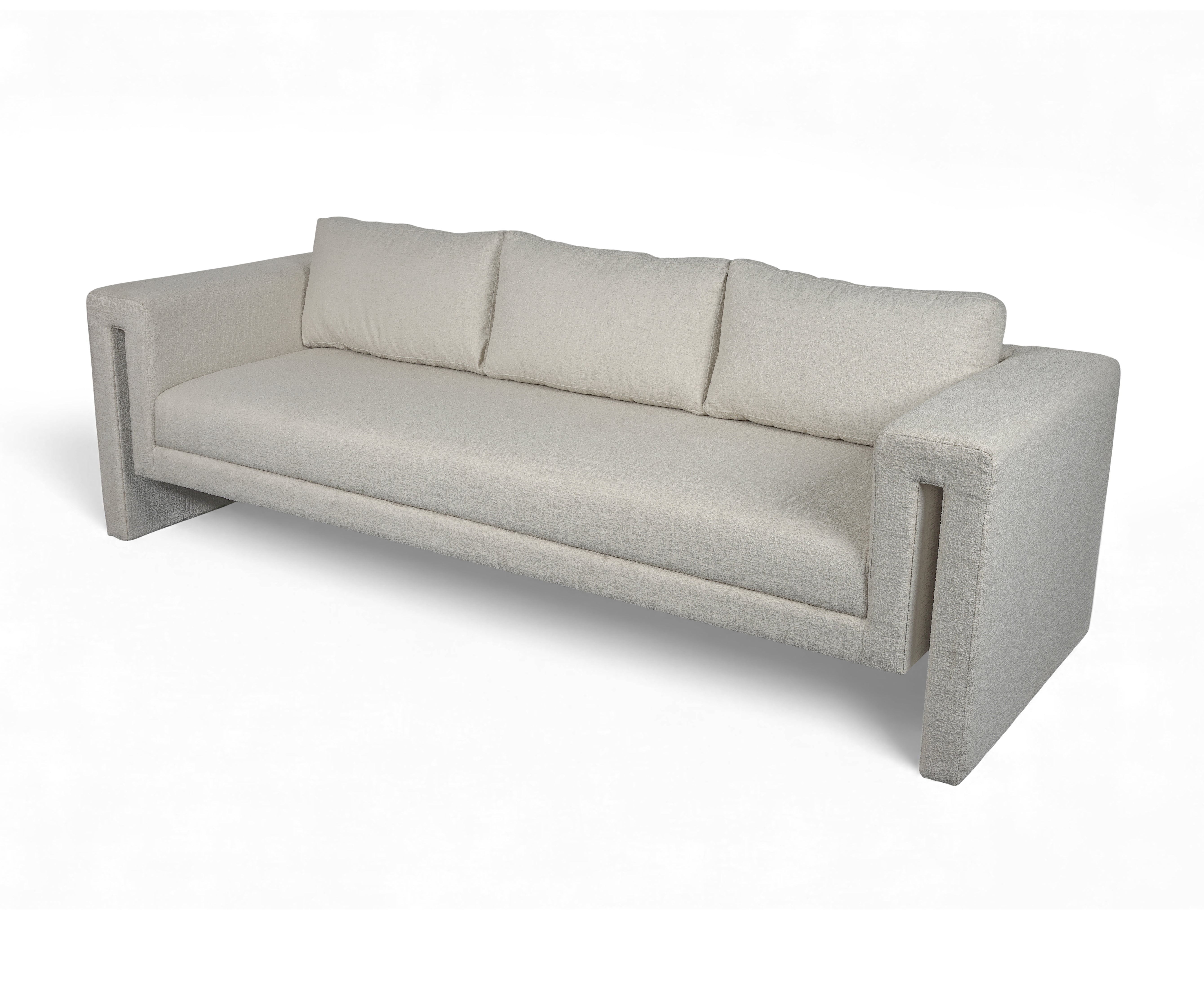Hanging Boucle 3 Seater Sofa