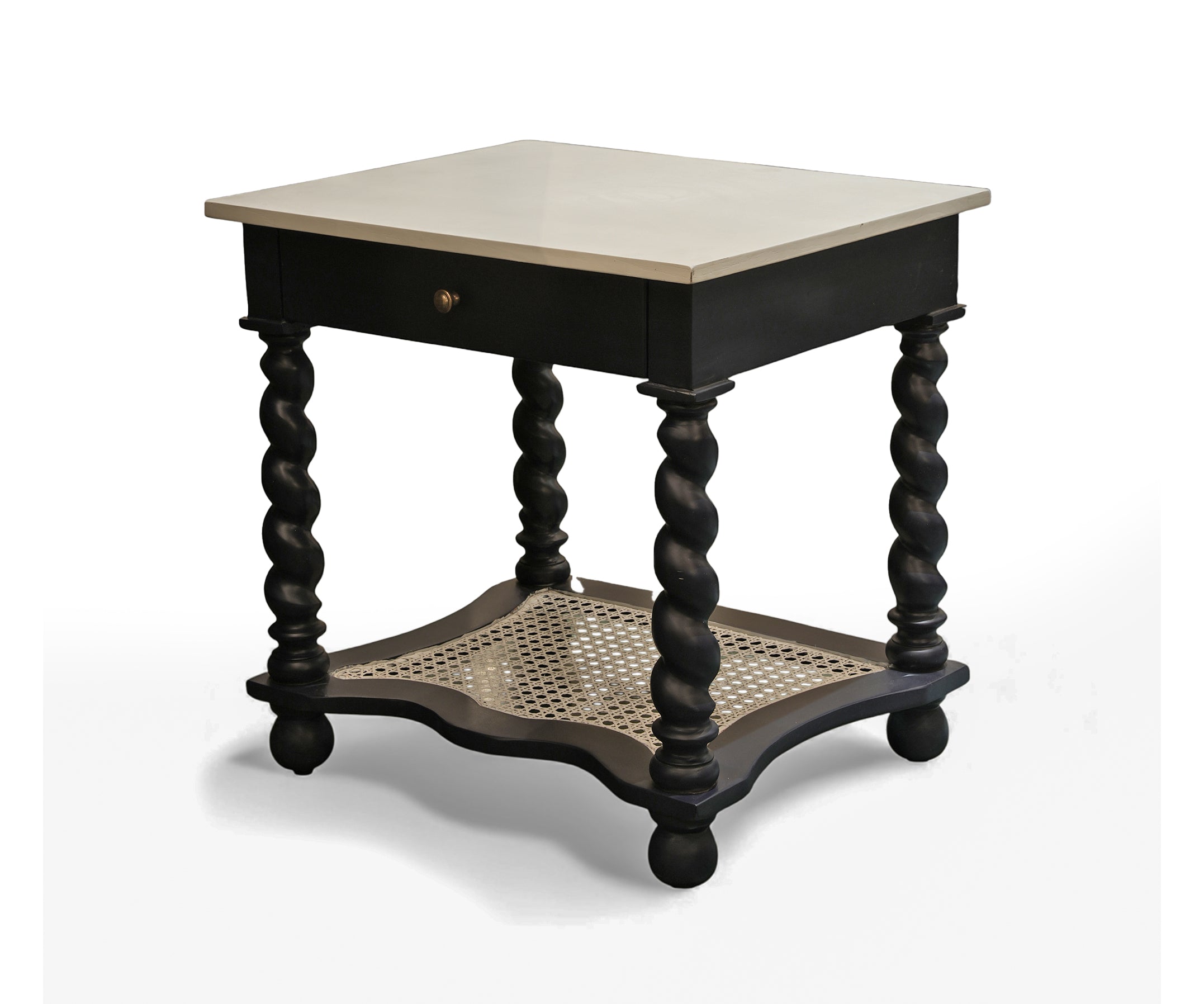 Cane Bed Side Table