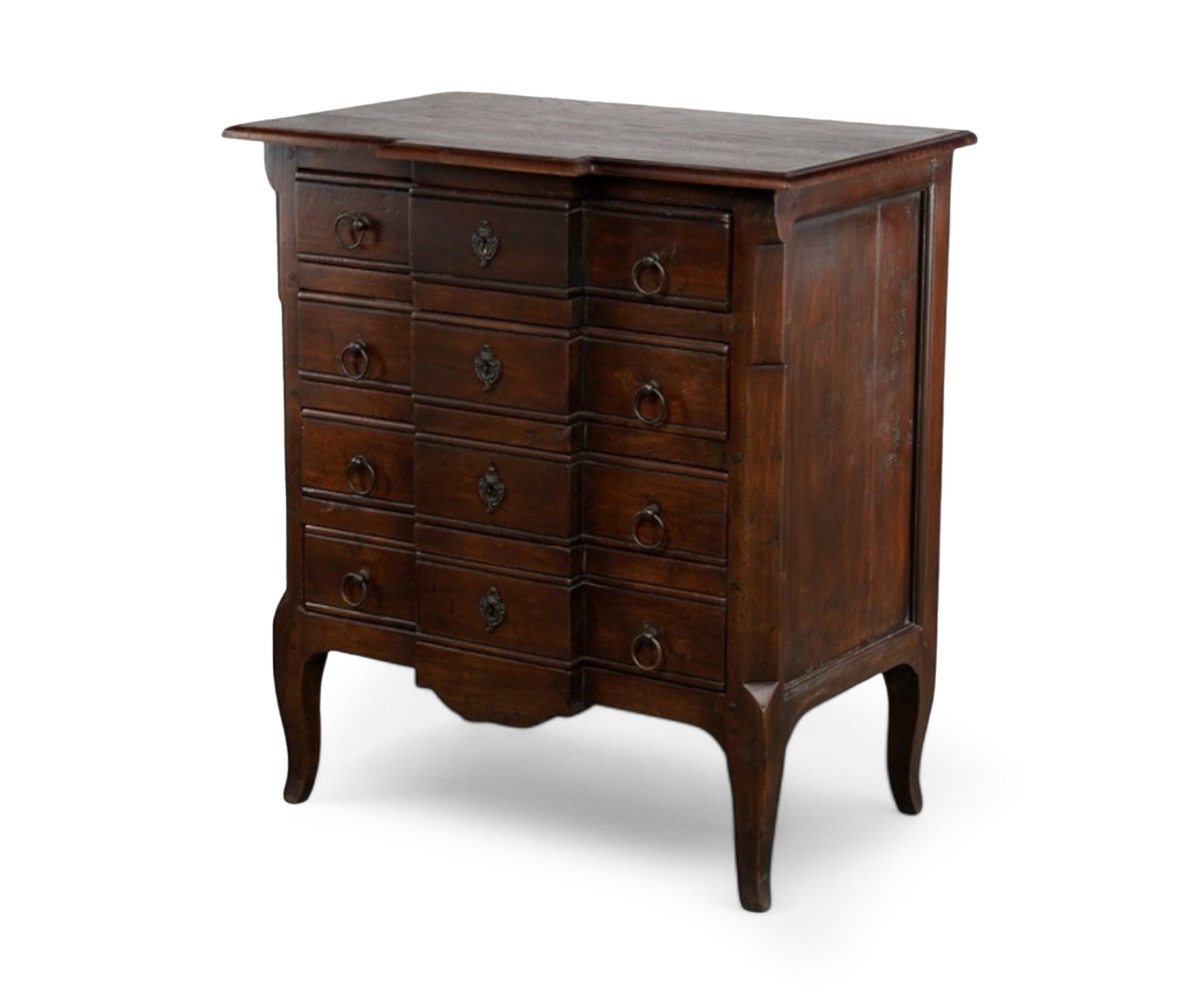 English 4-Drawer Wooden Chest