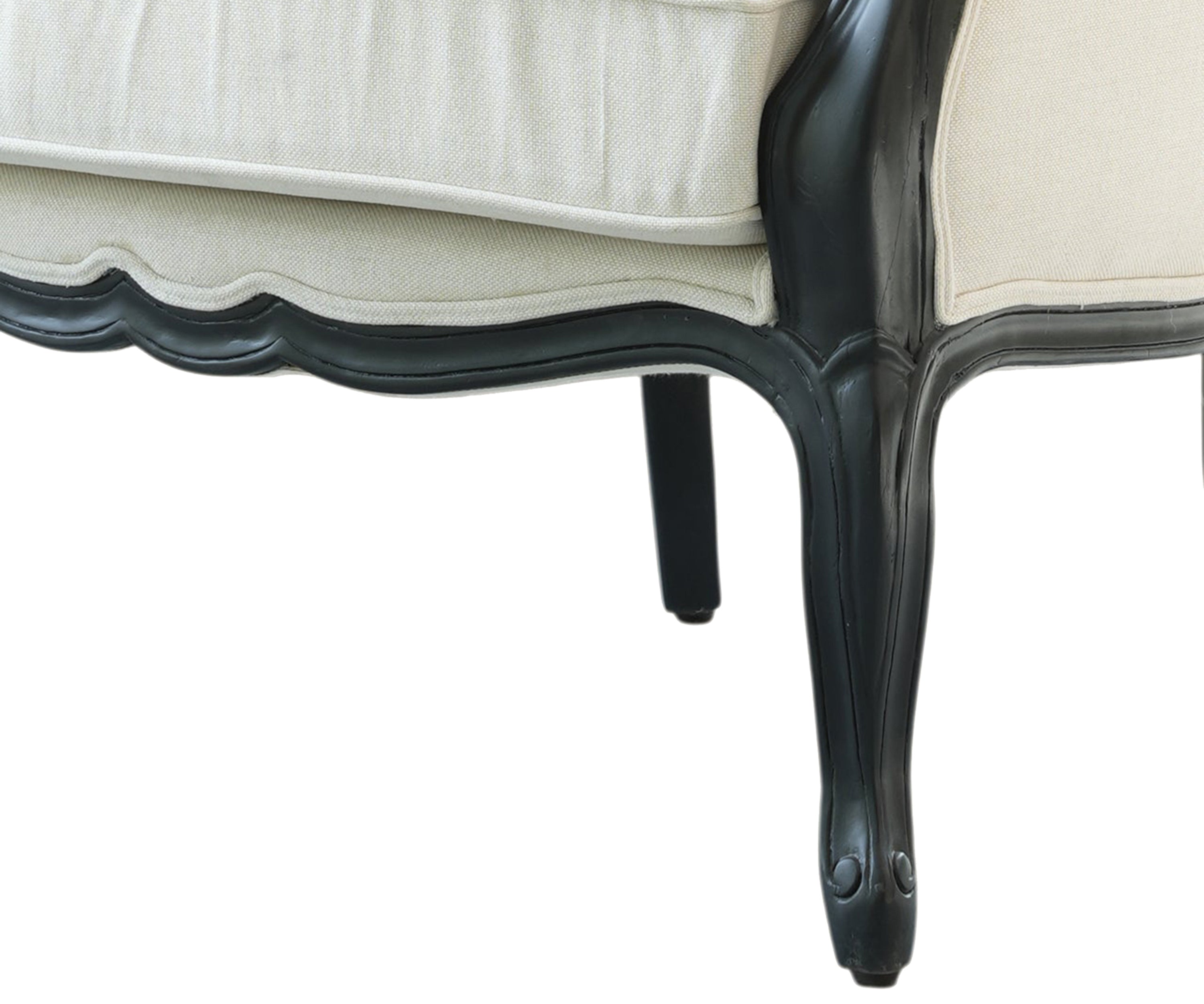 French Linen Canopy Sofa