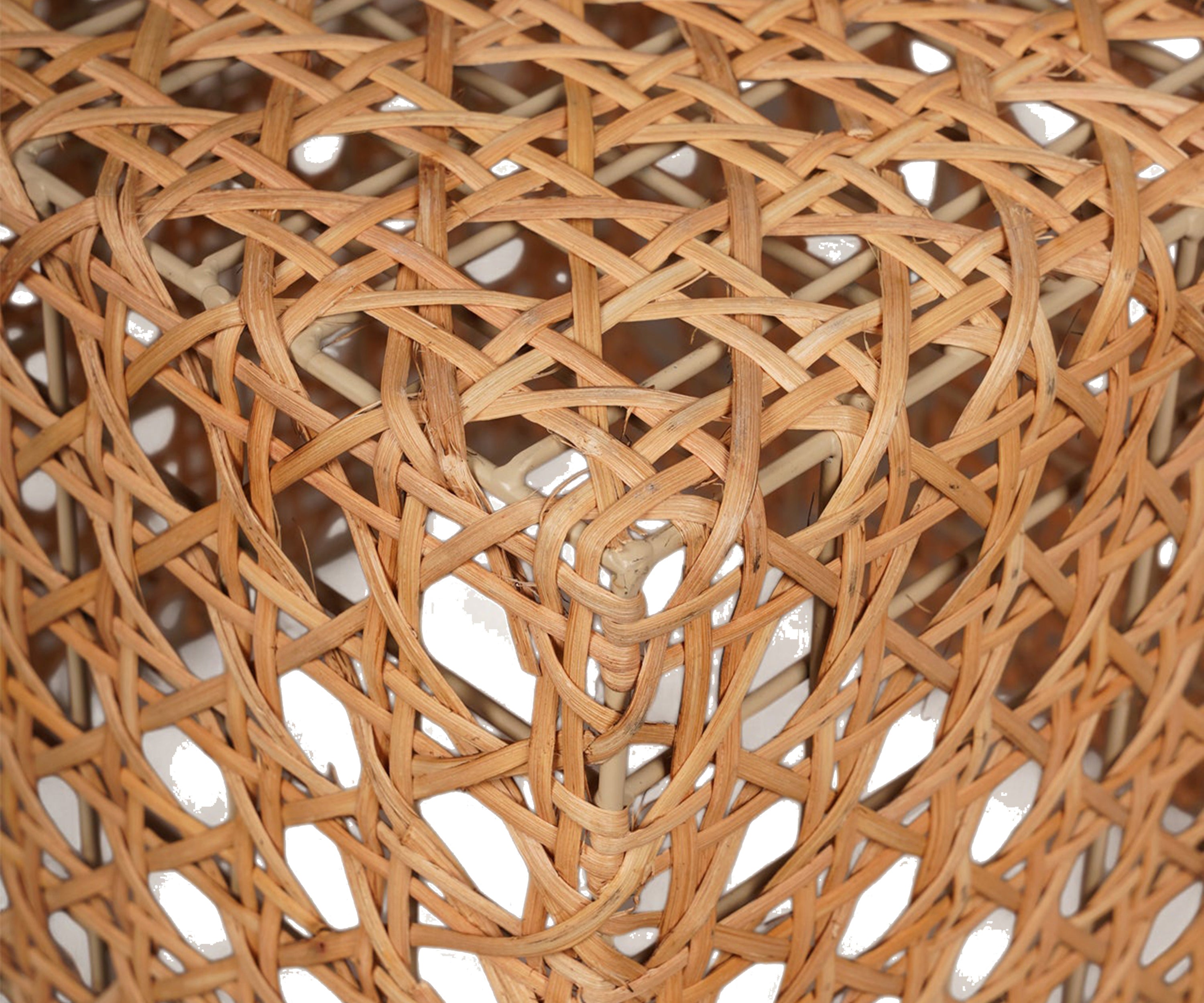 The Woven cane side table