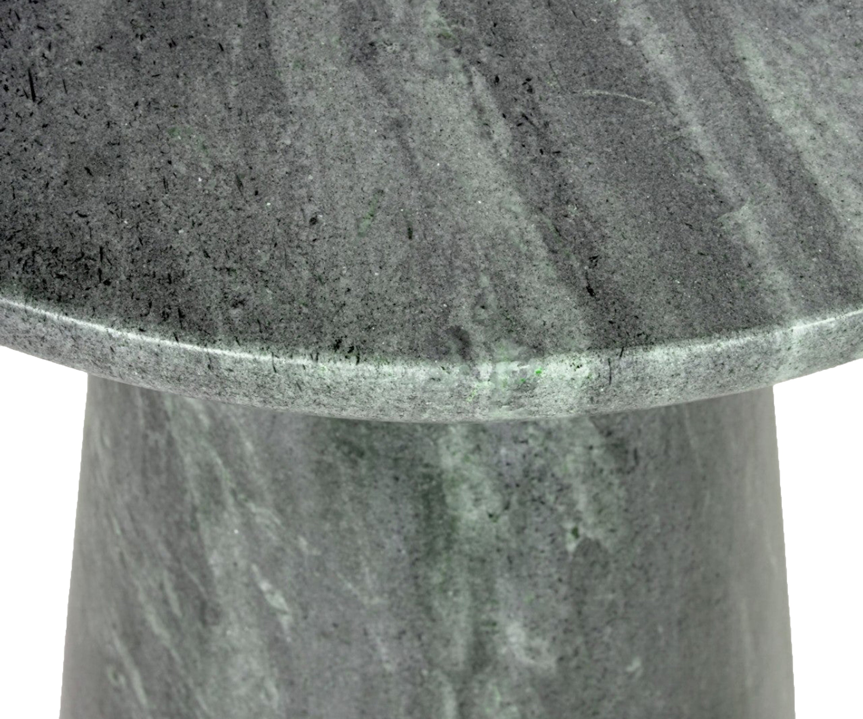 Hamilton Black Marble Round Side Table