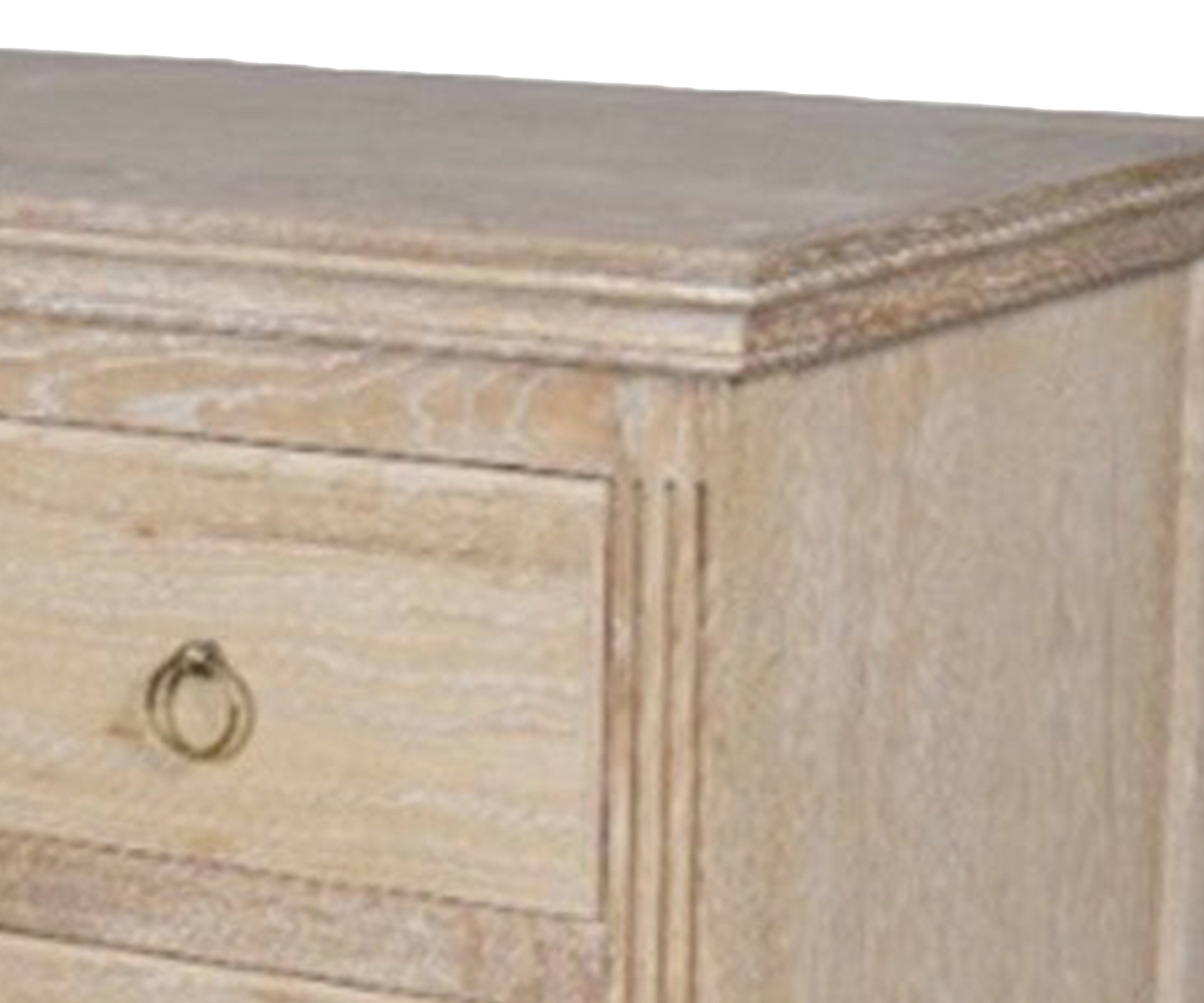 Italian Country 6-Drawer Wooden Storage Chest