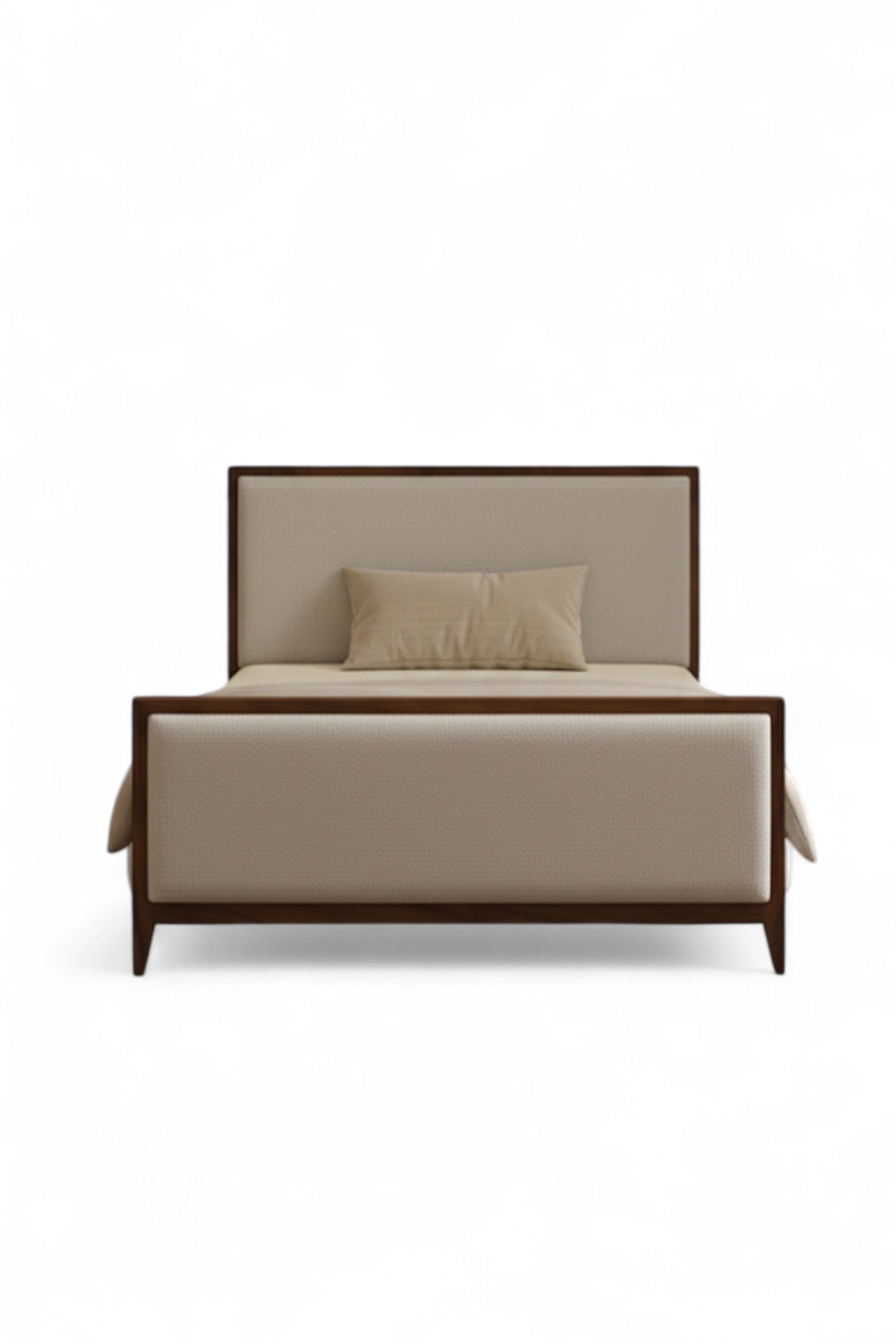 Asher Mid-Century Upholstered Bed