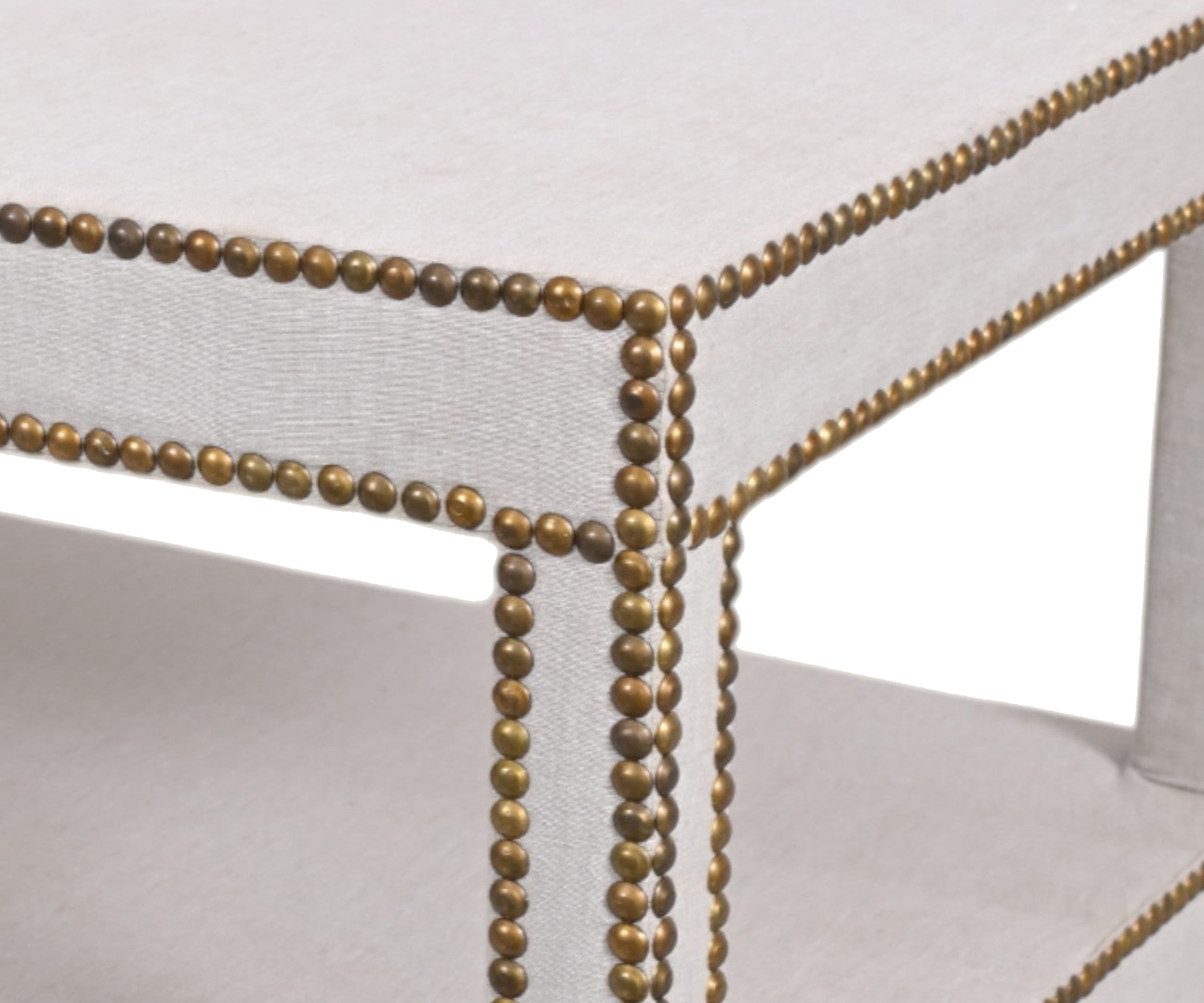 Linen Upholstred Coffee Table