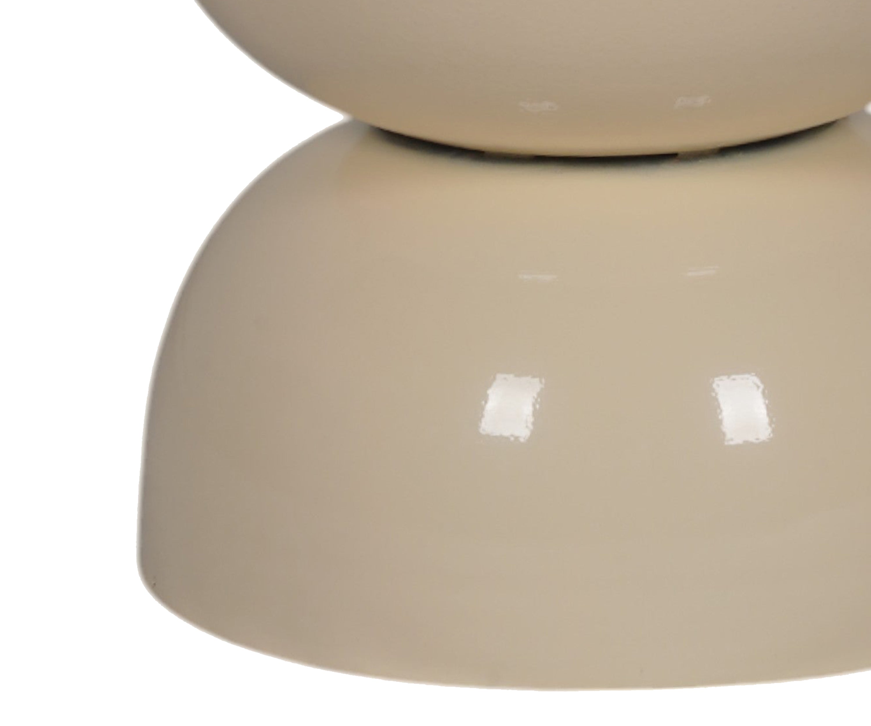 Supple Grace: Sculptural Tiered Side Table