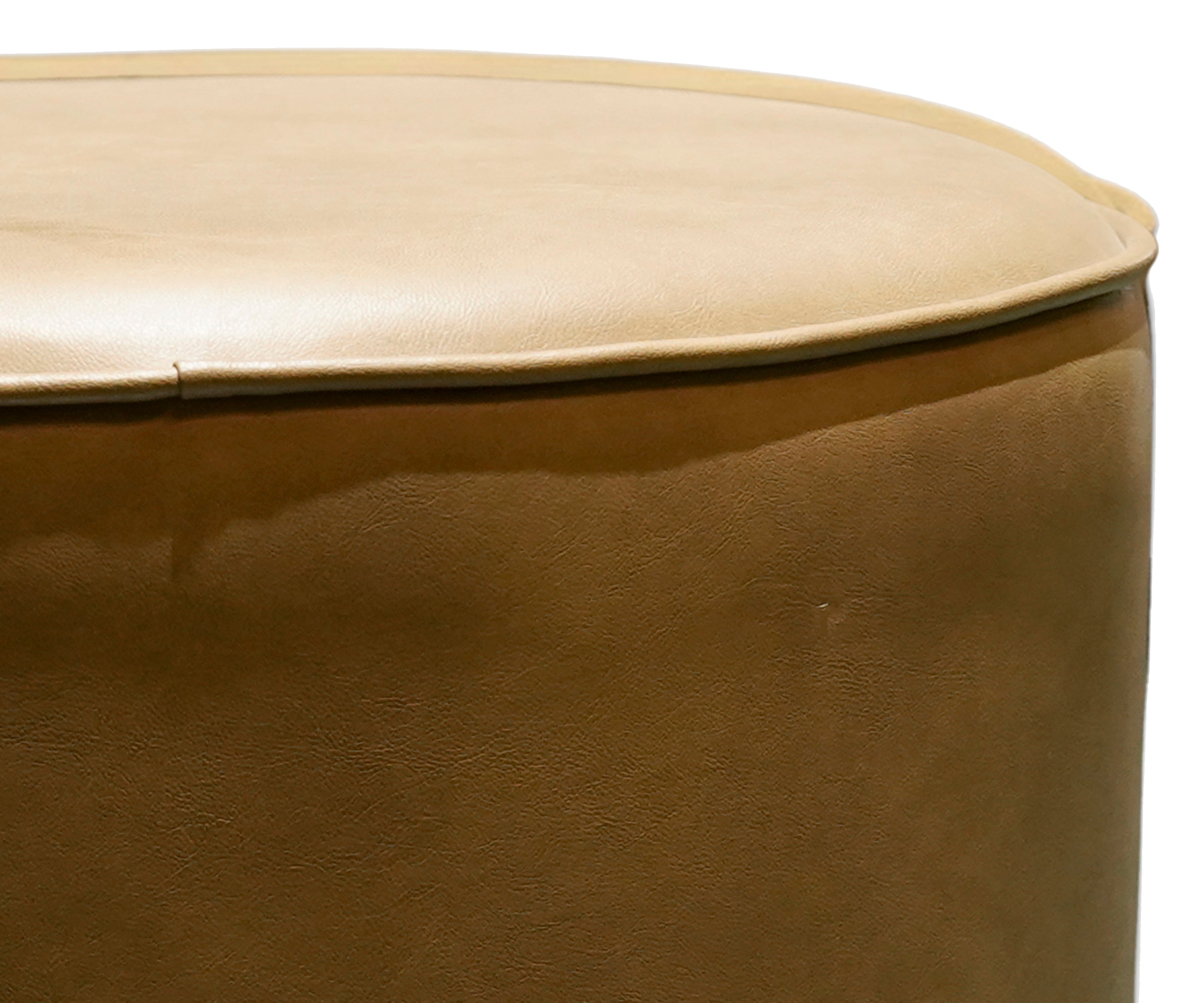Leather Uphol Stool