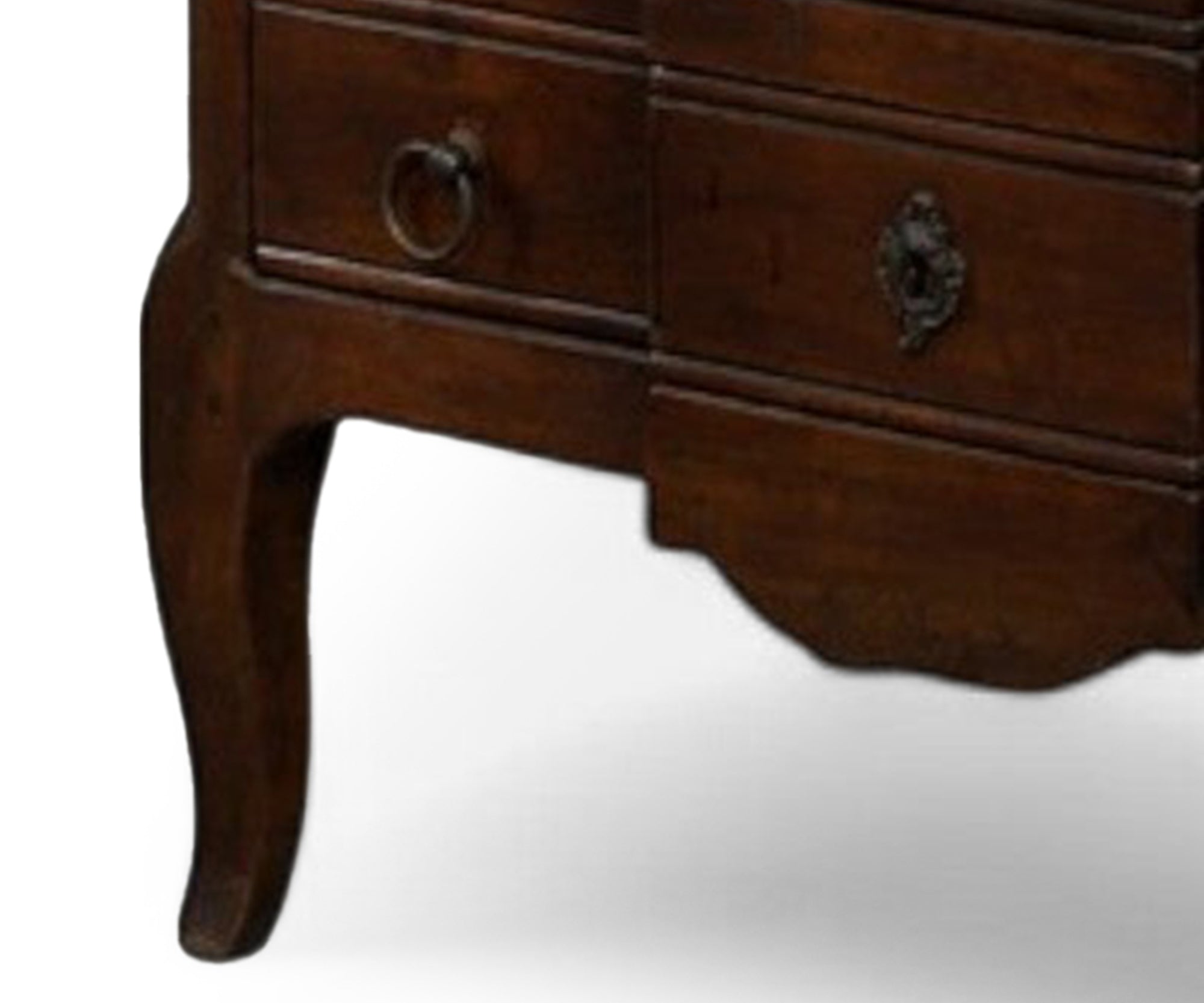 English 4-Drawer Wooden Chest