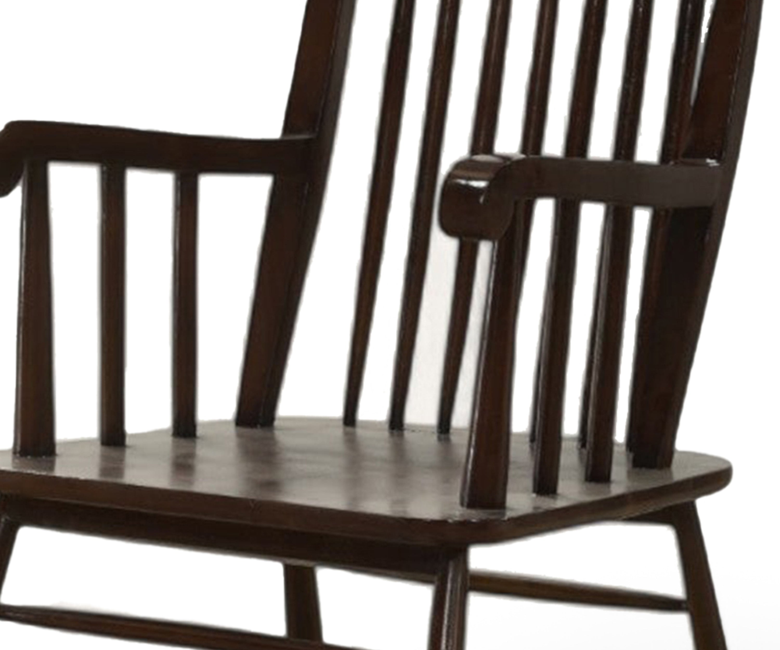 Classic Rocking Armchair in Wood