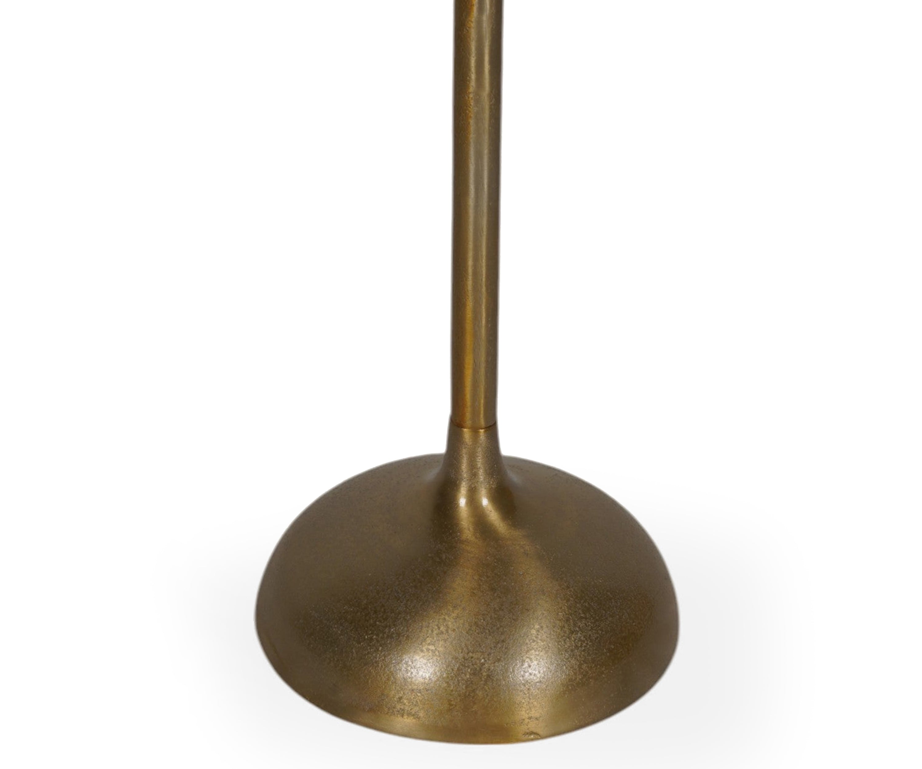 Rounded Base Peg Table in Gold