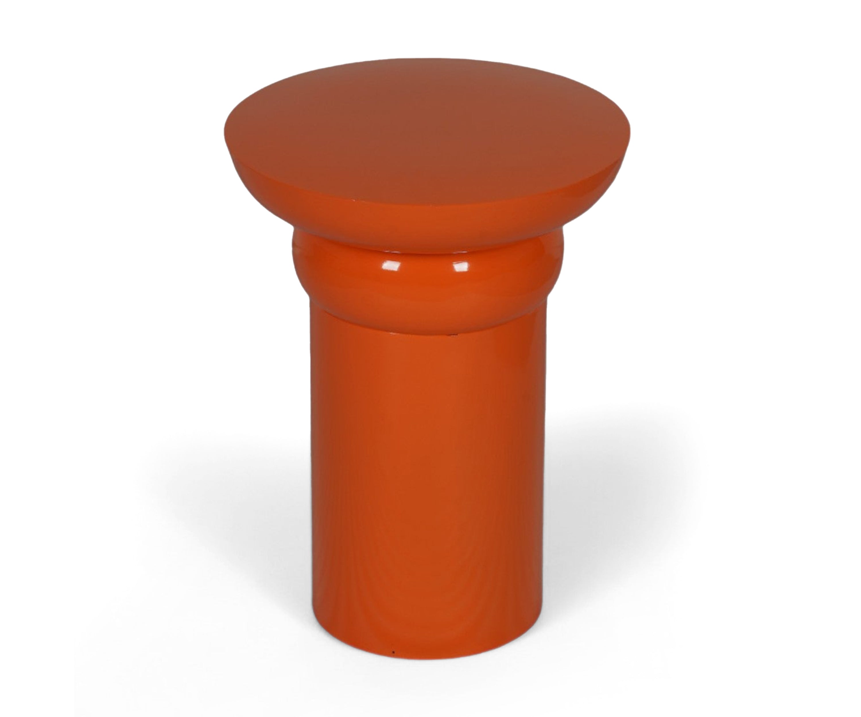 Tangerine Sculptural Side Table