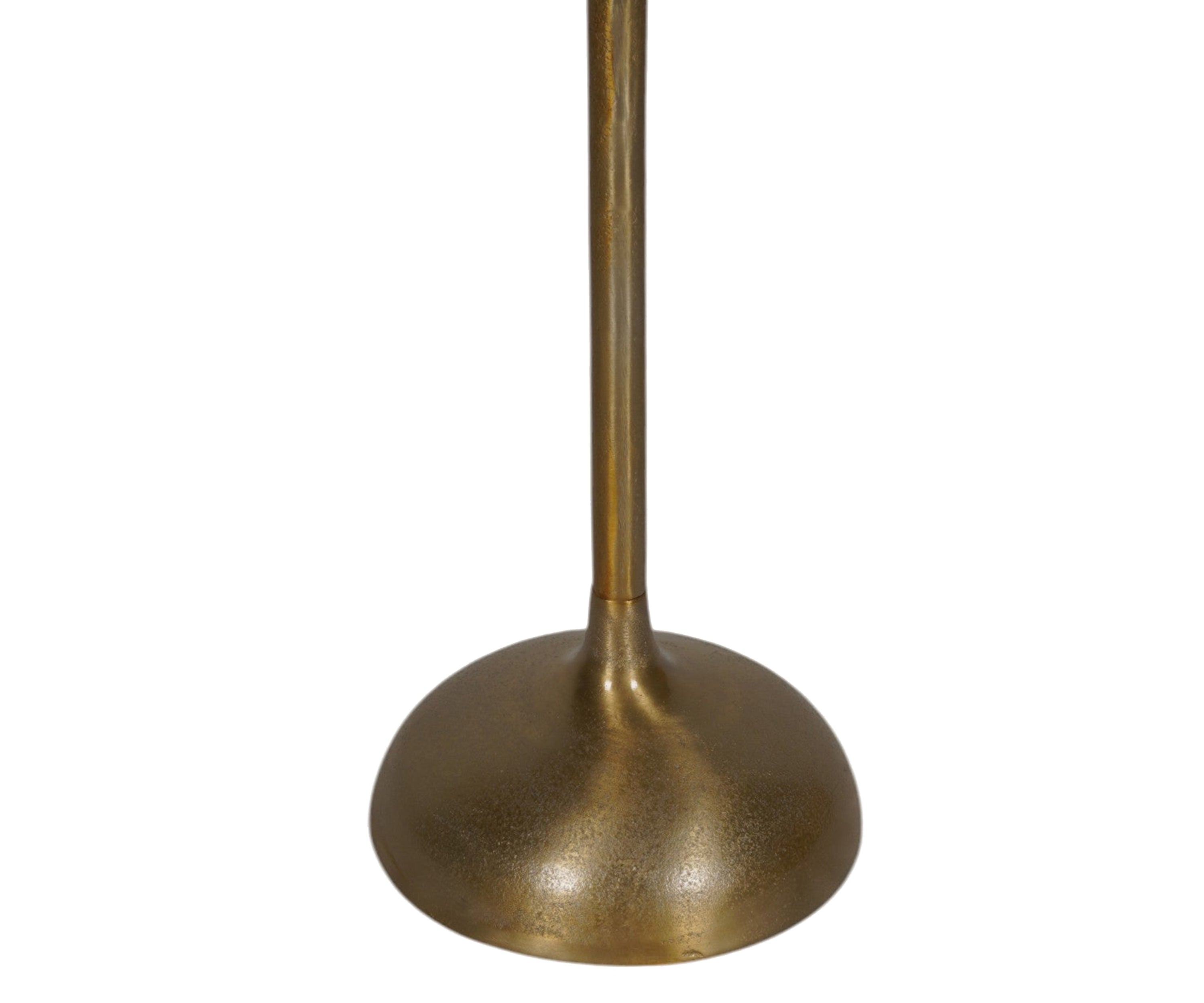 Rounded Base Peg Table in Gold